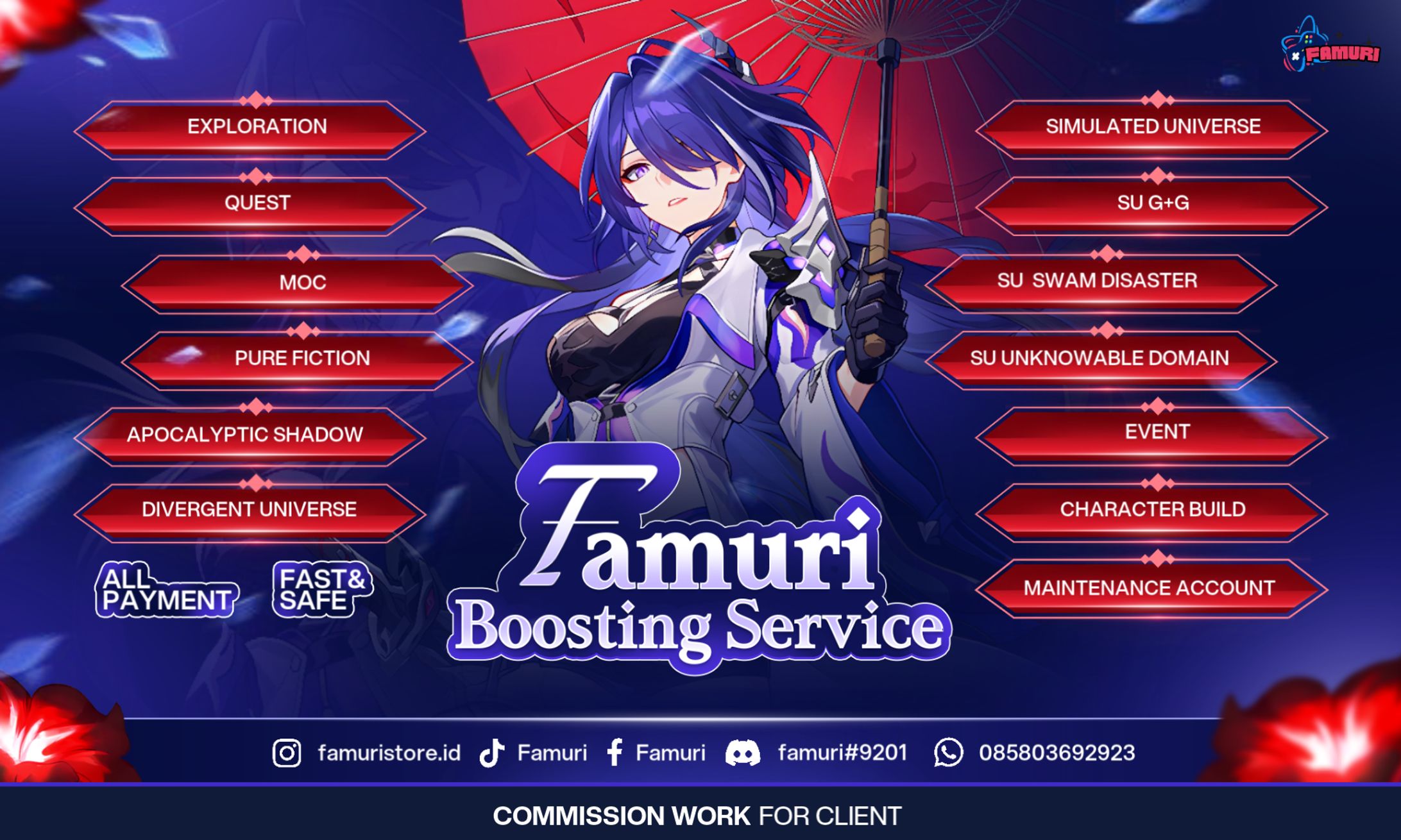 [COMMISSION WORK] Pricelist - Banner Design -1