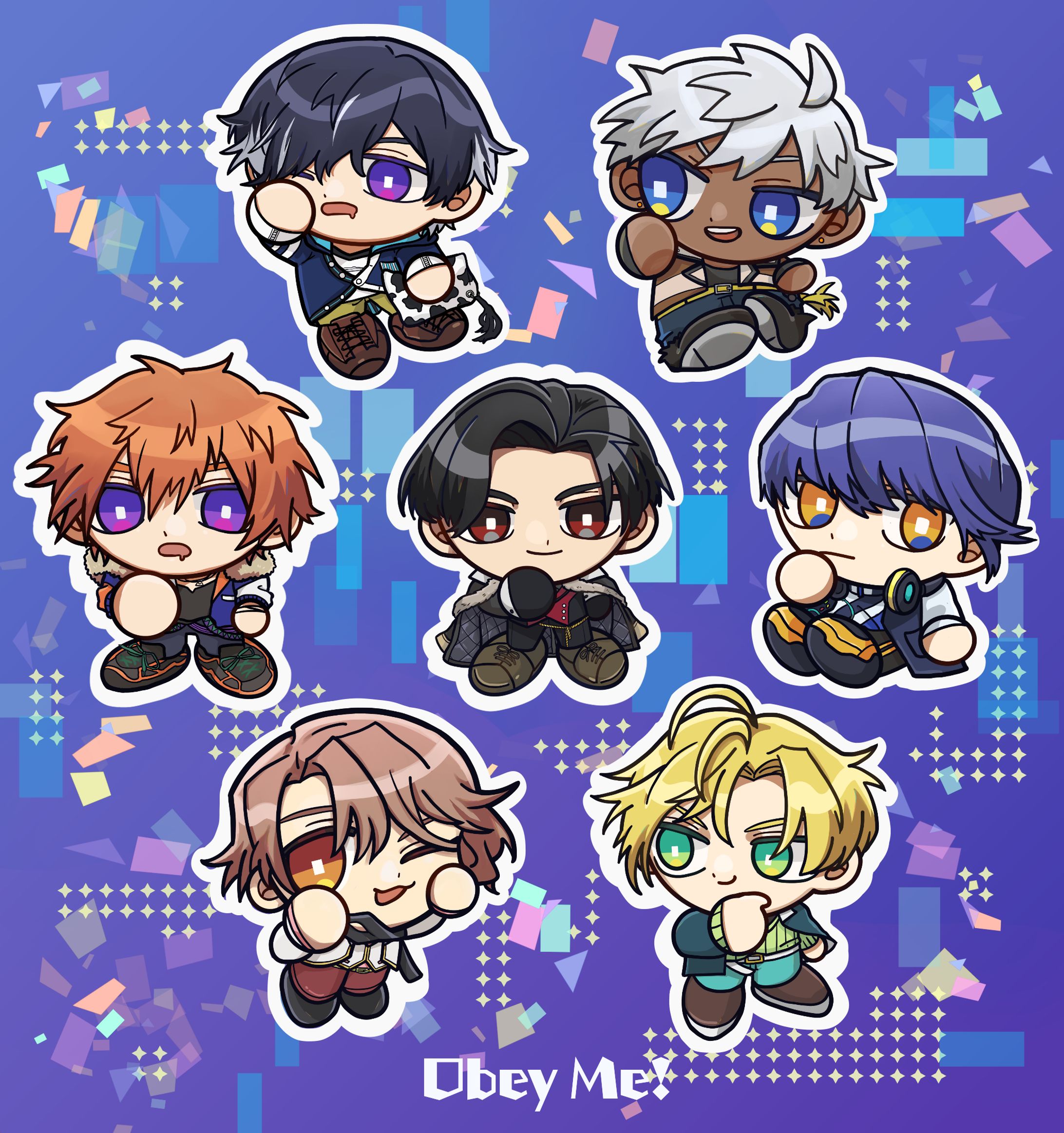 【fanart】obey me!-1