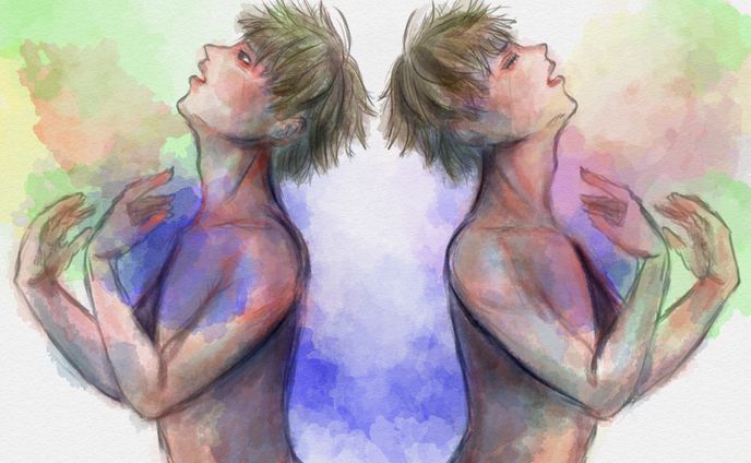 水彩風デジタルイラスト