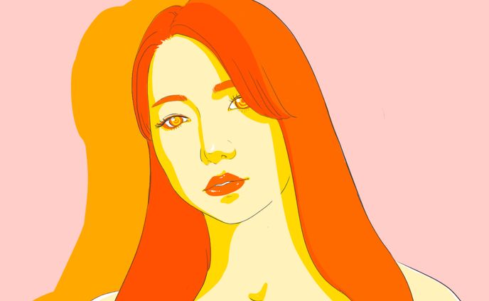 似顔絵　イラスト