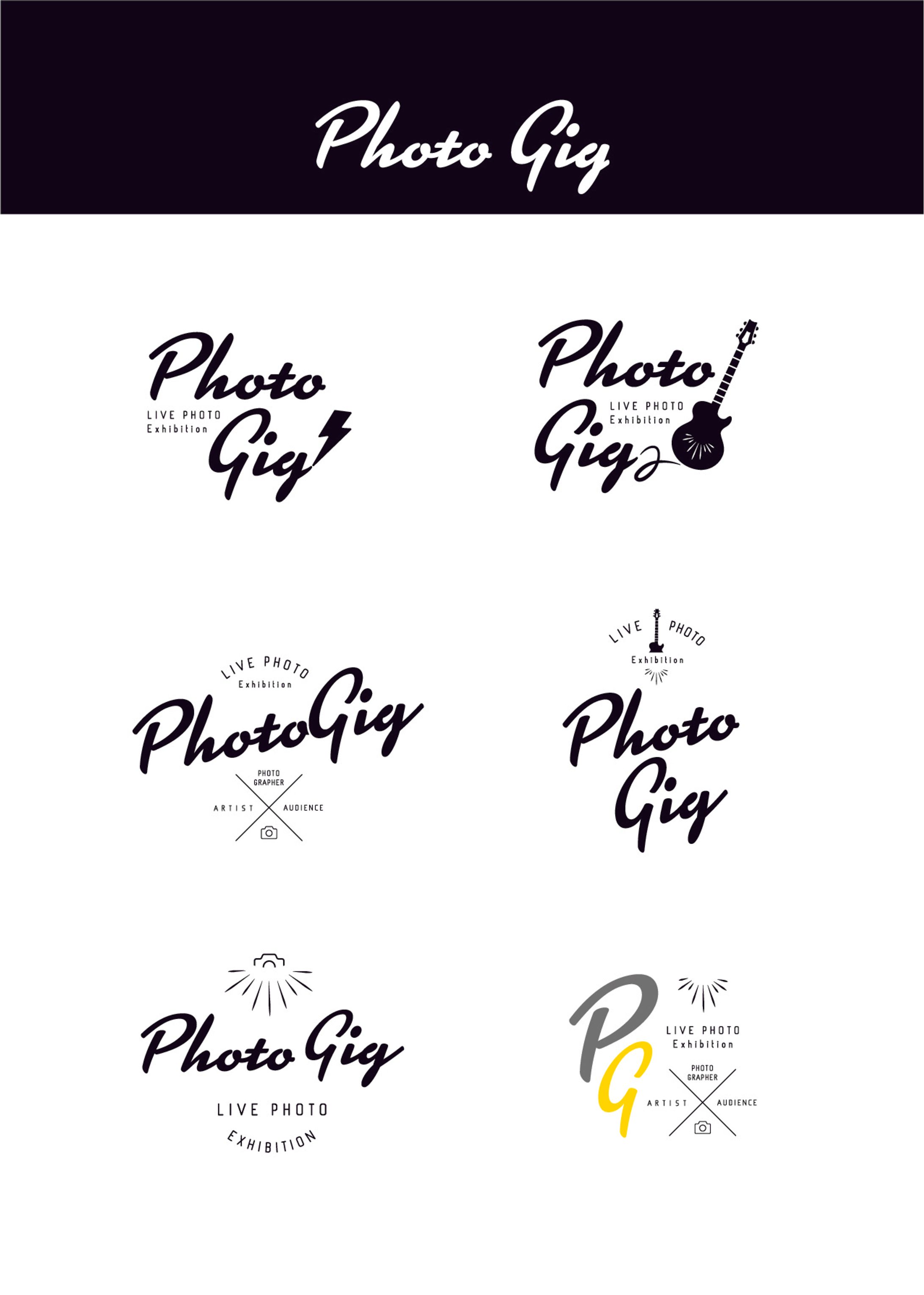 Photographer展示会「Photogig3」ロゴデザイン-1
