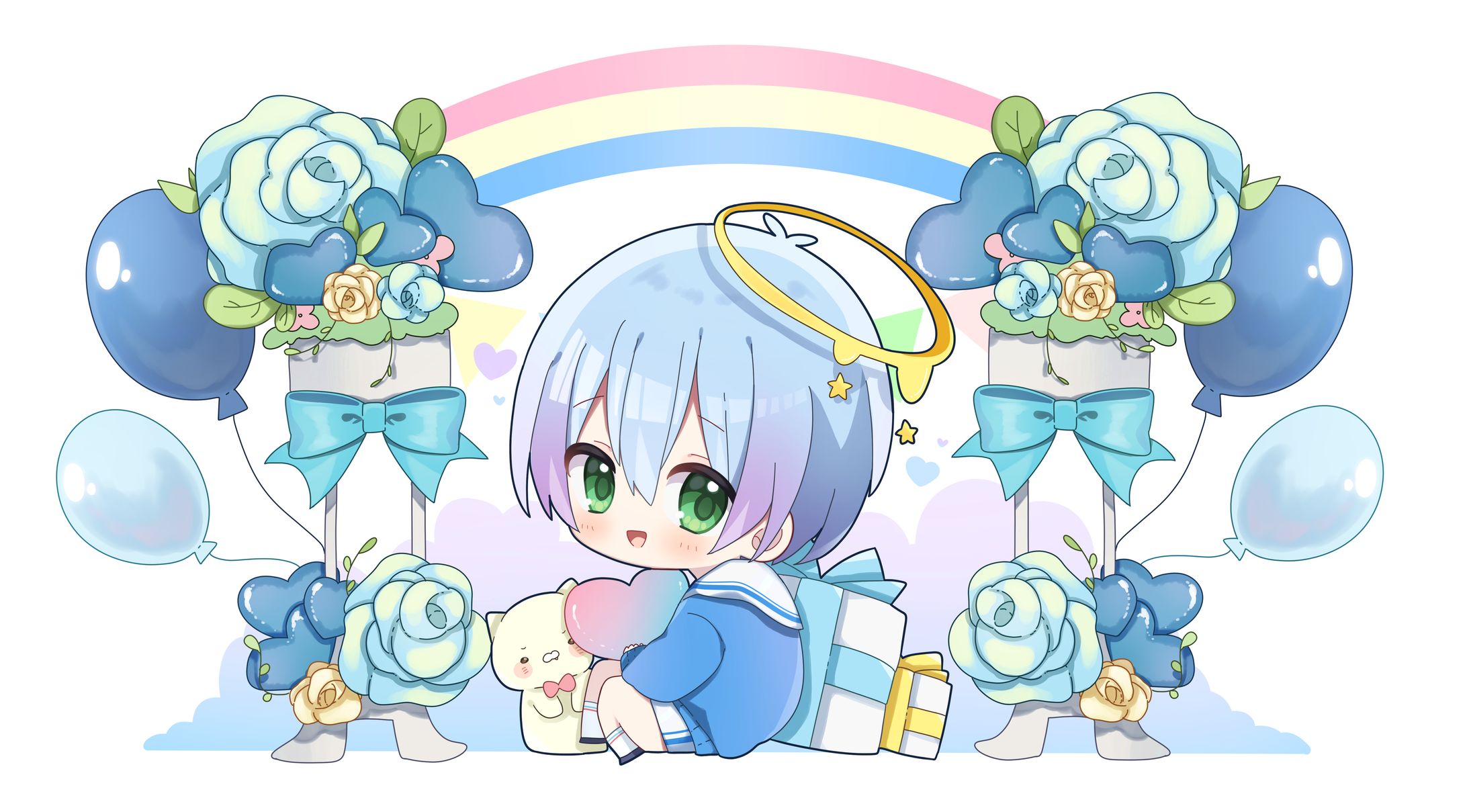 SDイラスト　背景有-1