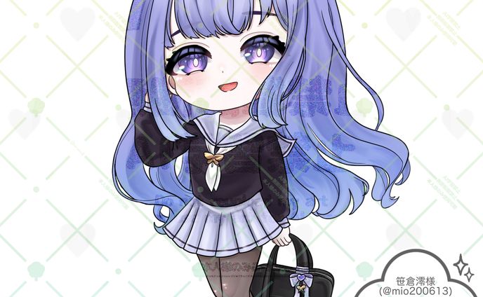 【第6回】笹倉澪様制服企画SDイラスト