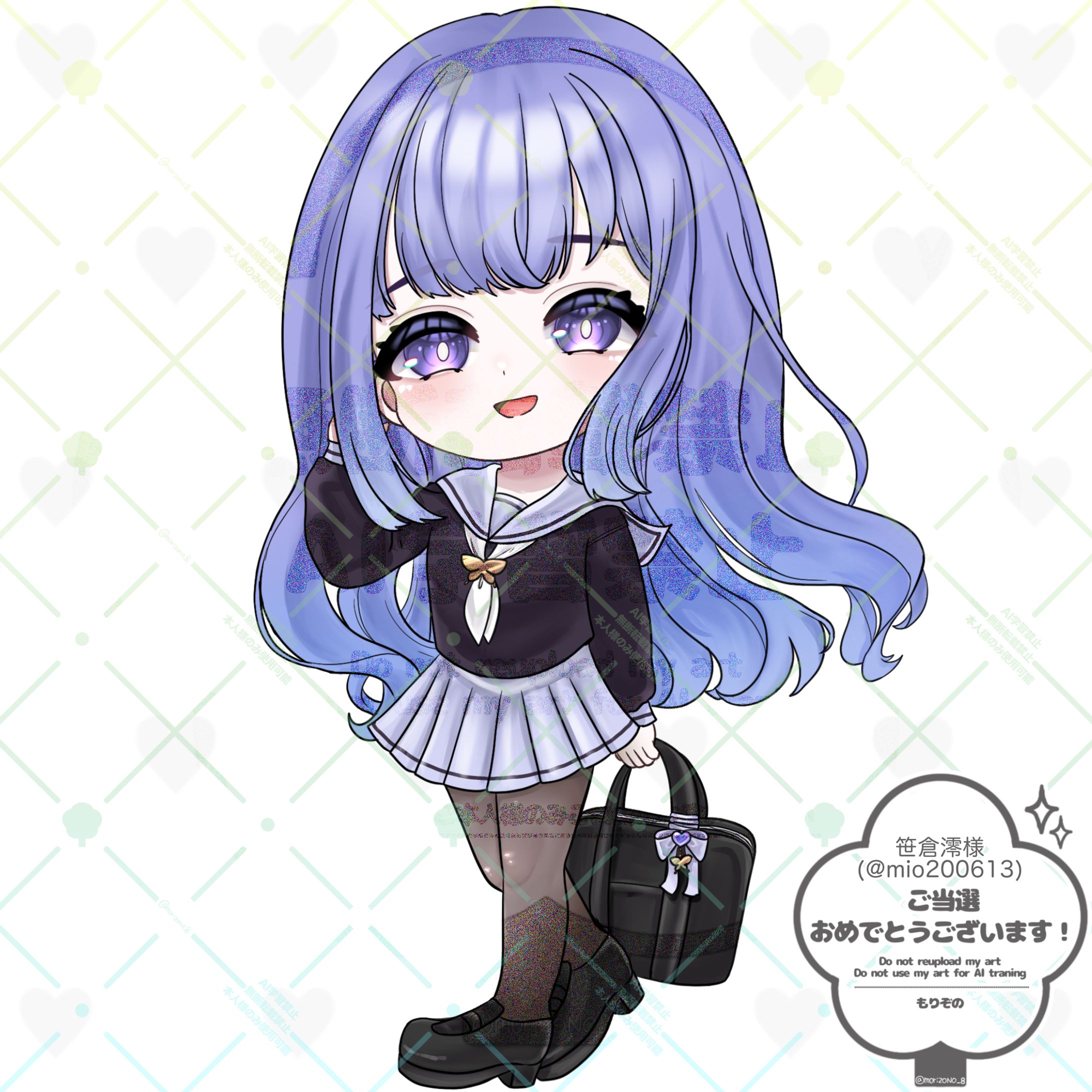 【第6回】笹倉澪様制服企画SDイラスト-1