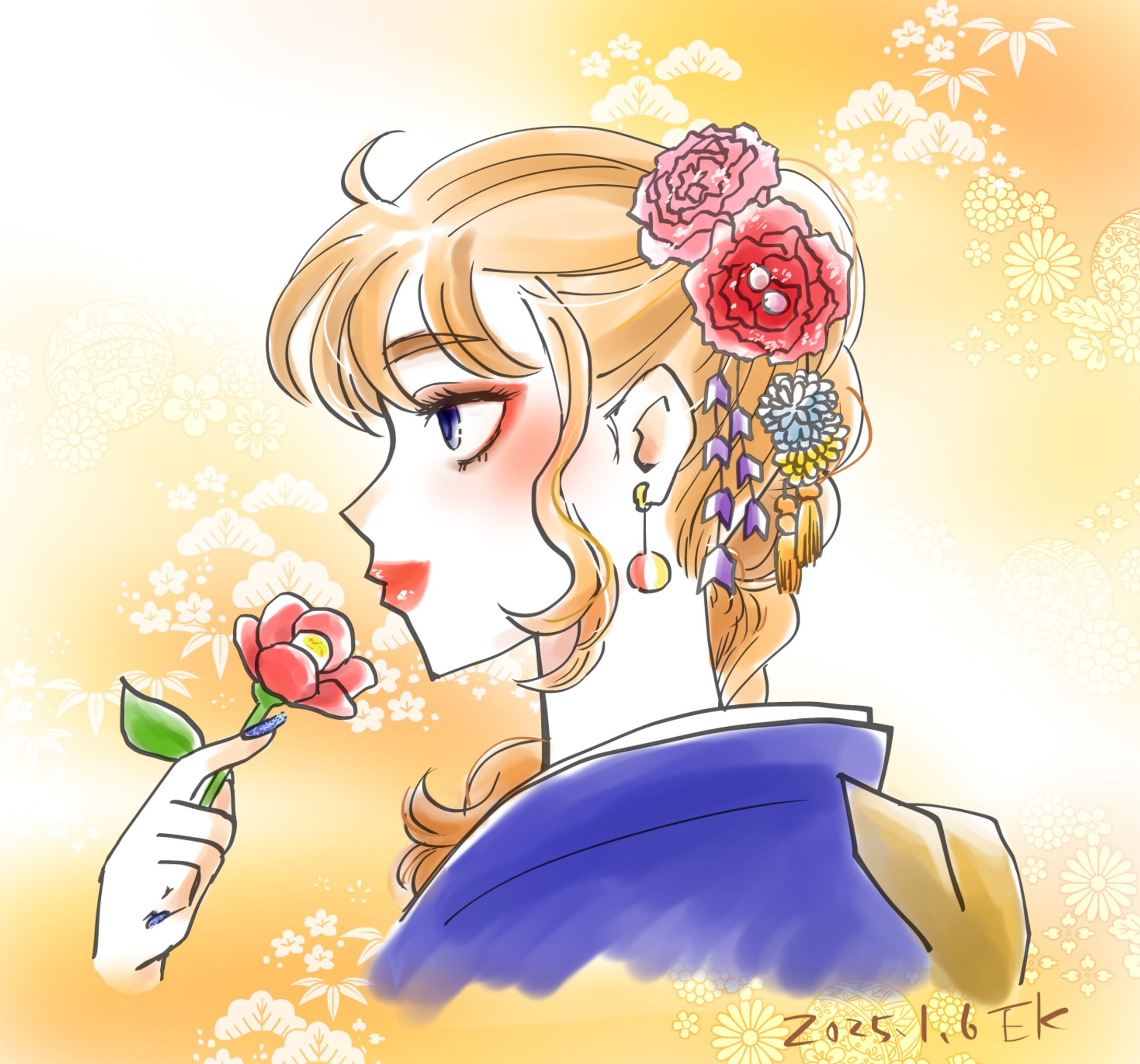 お年賀イラスト-1