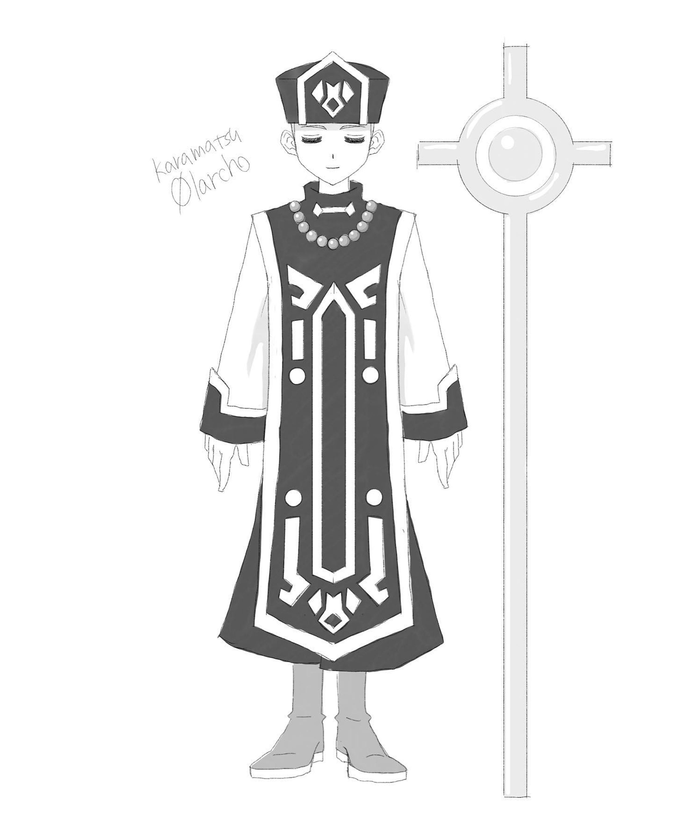 僧侶おおおおのキャラデザインをしました。
Priest character design.
#イラスト
#オリジナルイラスト
#一次創作
#一次創作イラスト
#adobefresco-1