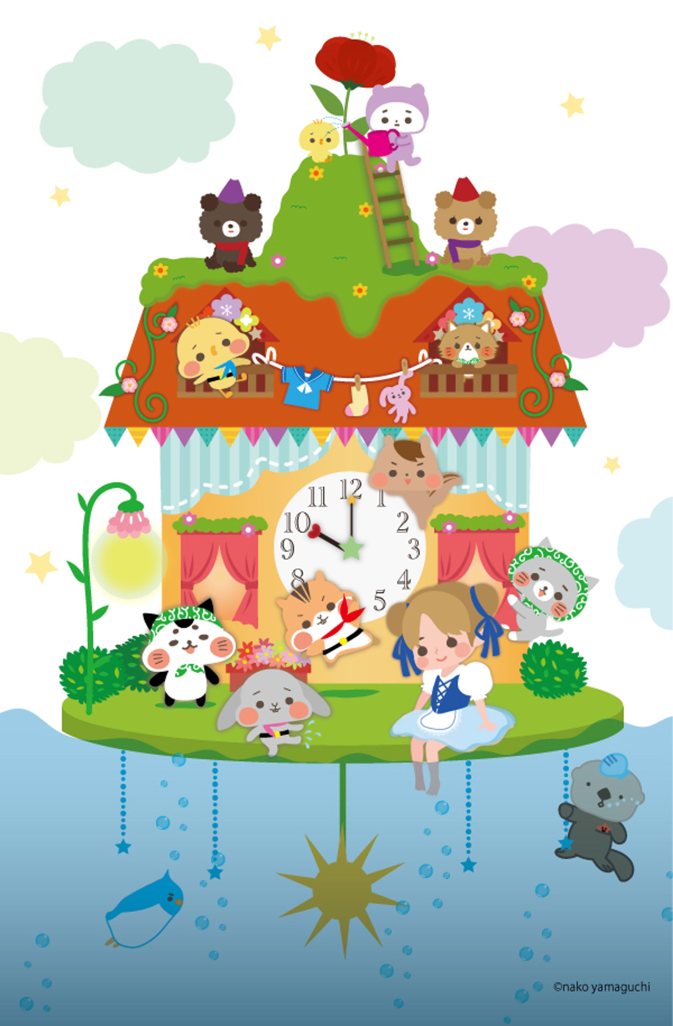 時計イラストシリーズ-1