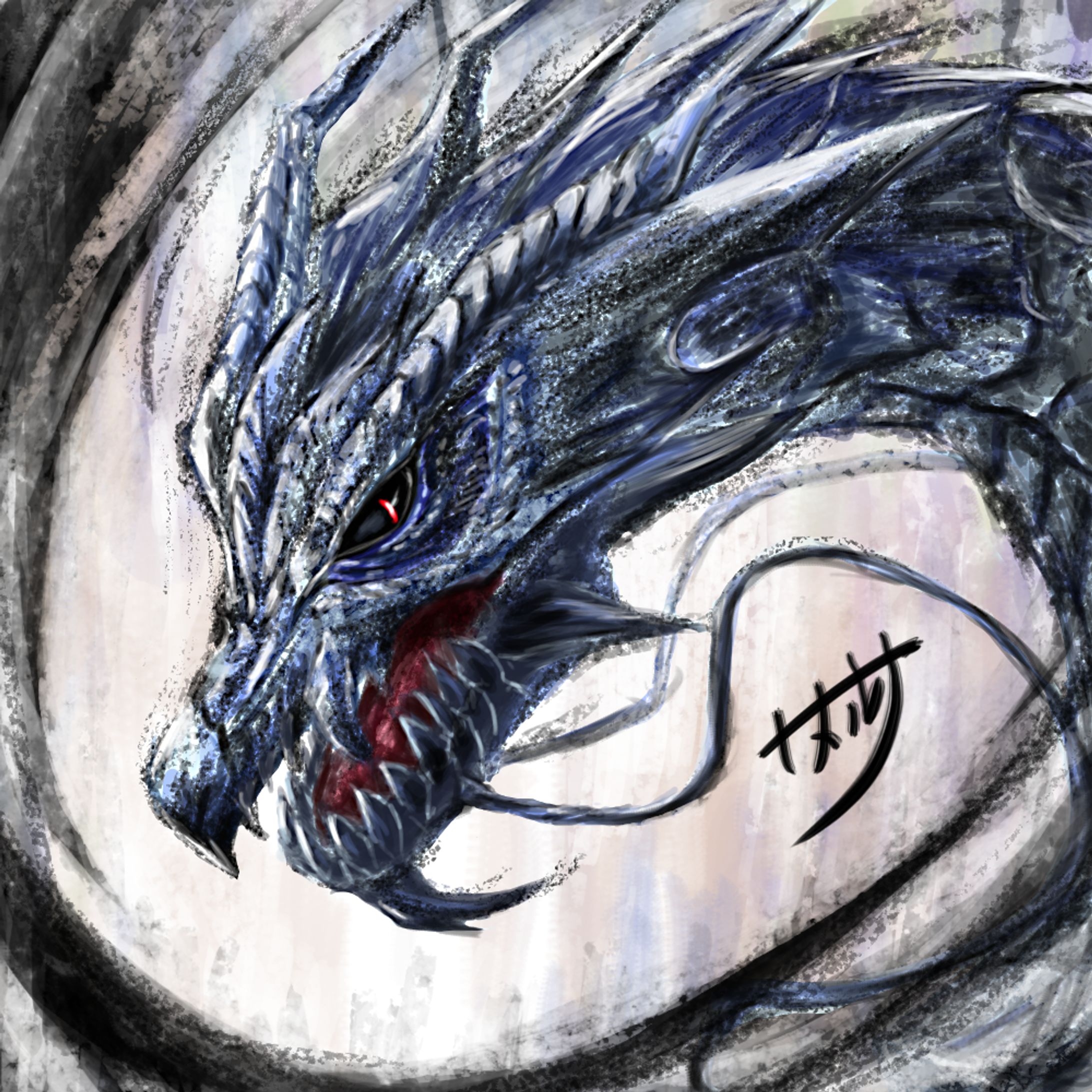 オリジナル　アイコン用ドラゴン-1