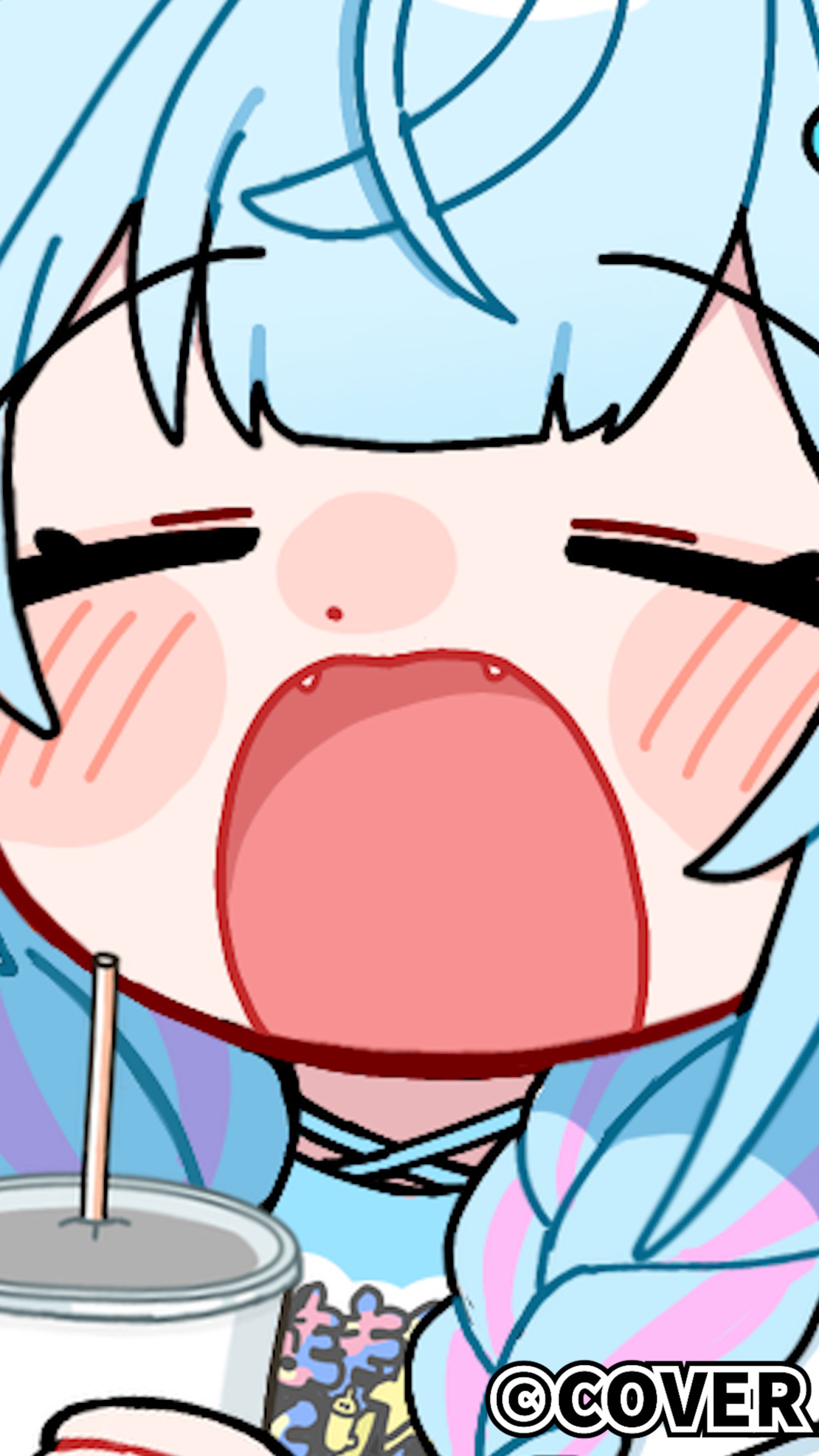 【ホロライブ所属】水宮枢様_イラストショート-1