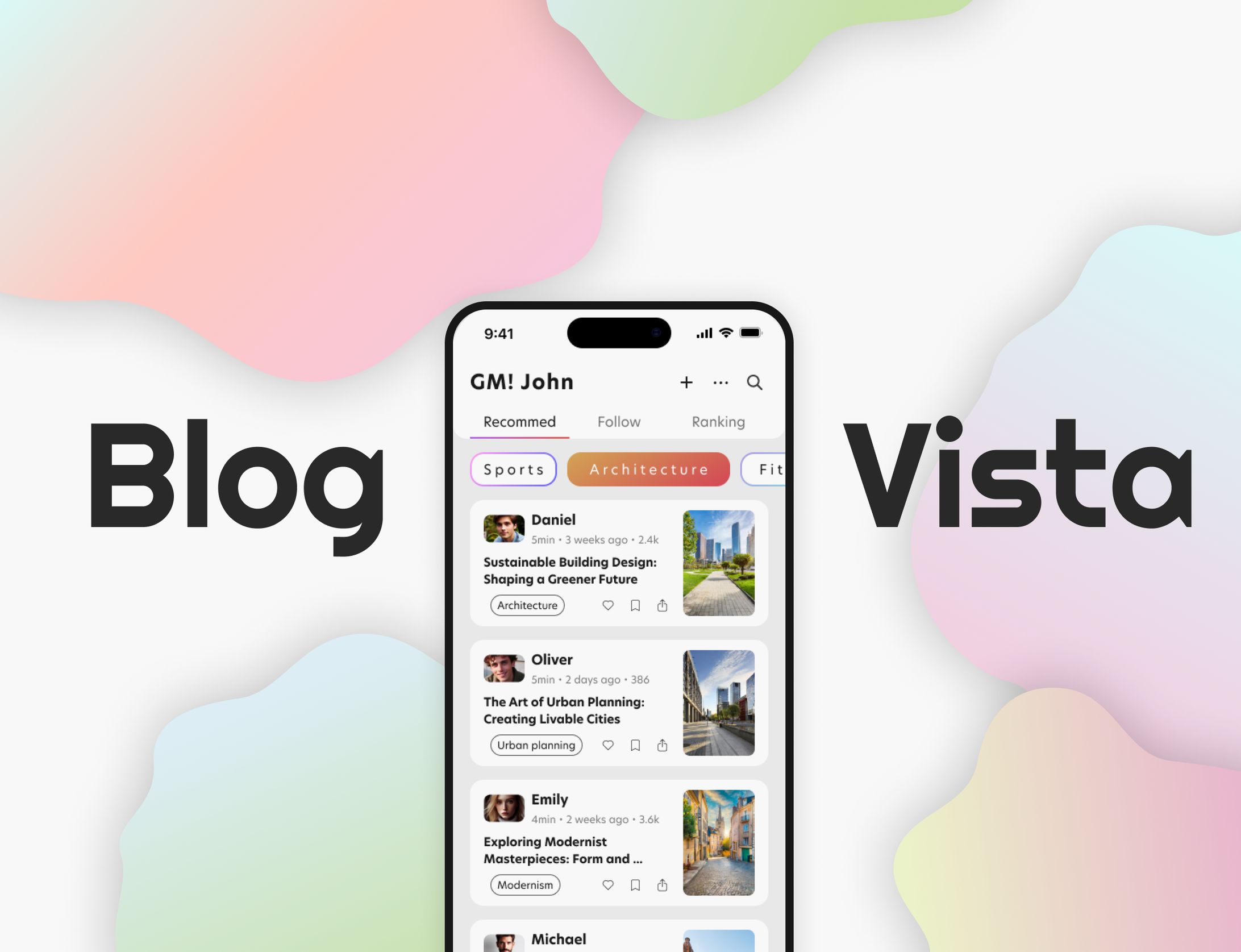 Blog platform App – UX/UI Case Study-1