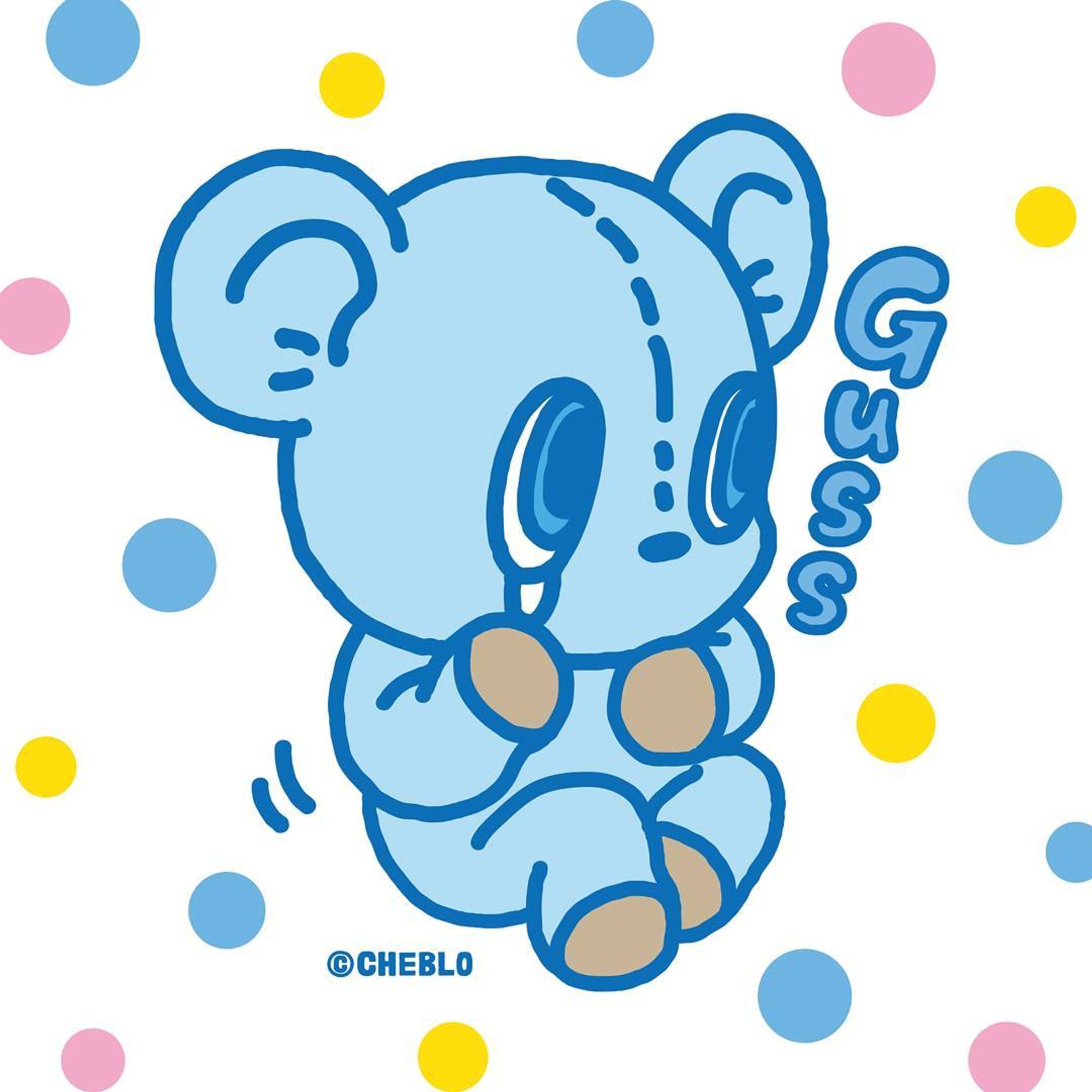 Nakuma
#泣く
#くま
#CHEBLO
#bear
#cry
#水色
#青
#skyblue
#水玉
#colorful
#polkadot
#カラフル
#かわいい
#cute
#pretty
#Picture
#イラスト
#絵
#blue-1