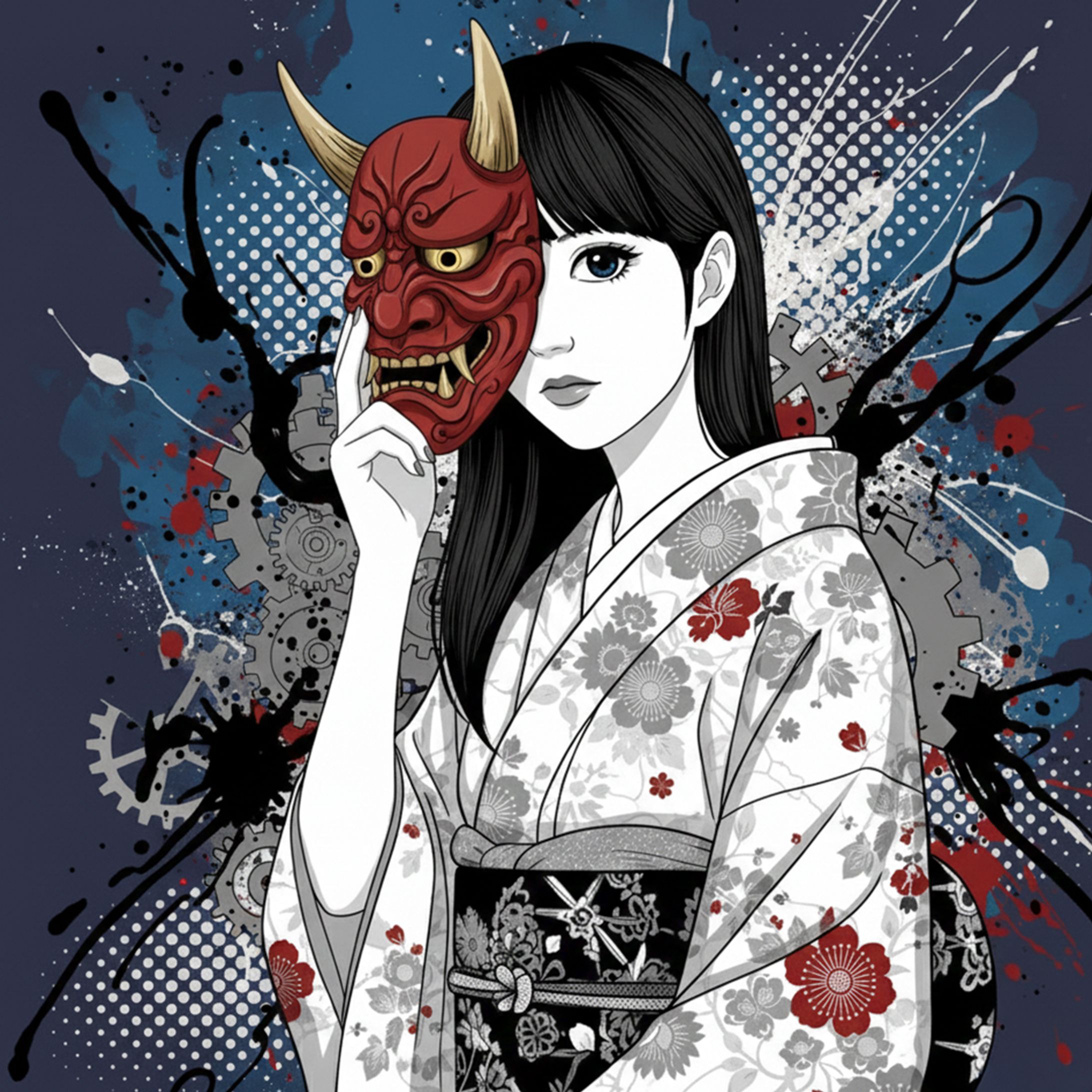 静寂の瞳 / Portrait of Contrast-1