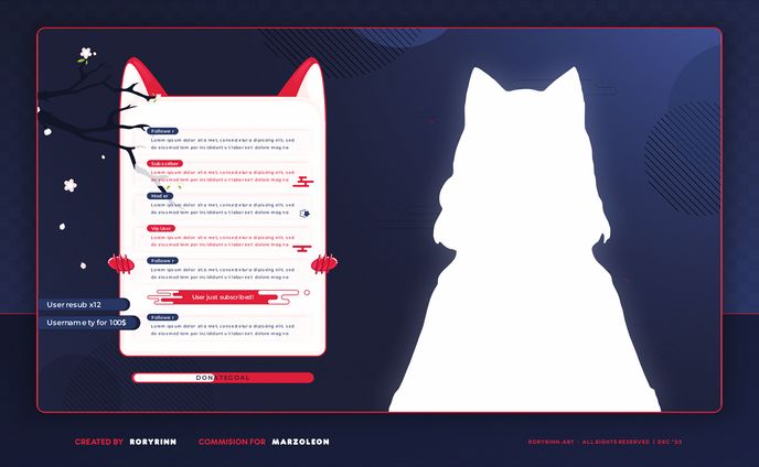 Marzoleon | Overlays, logo and chat widget