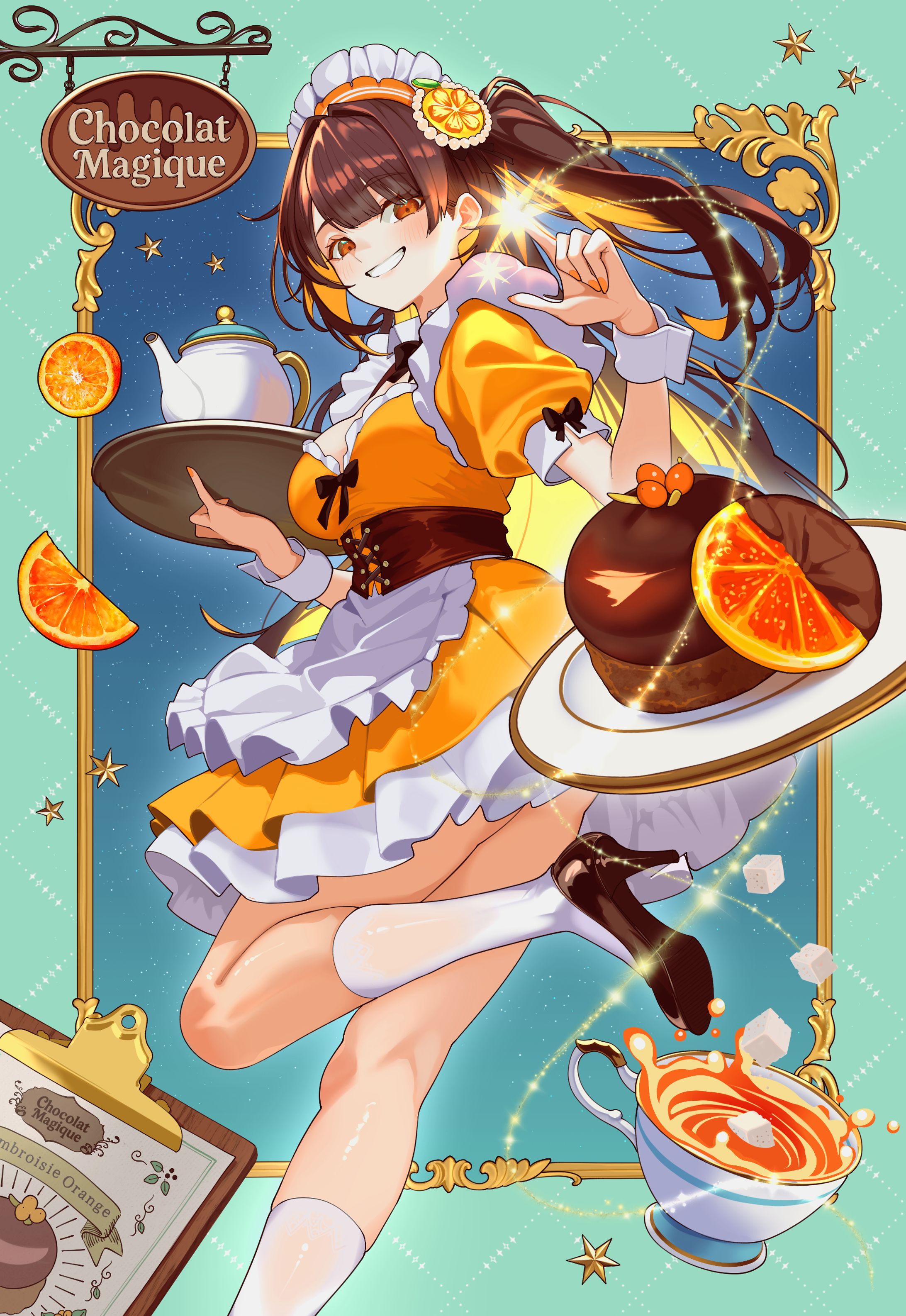 【 第4回GALLERIAイラストコンテスト 雑誌掲載賞受賞作品】　　『 Chocolat Magique 』-1