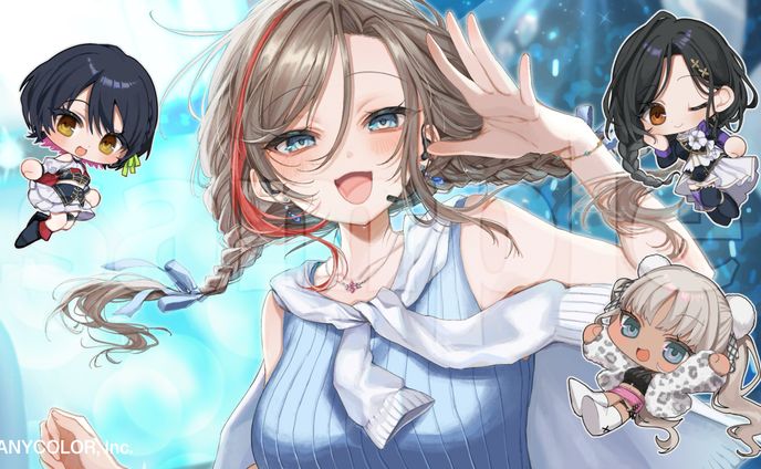 【Work】にじさんじ 来栖夏芽様 お誕生日3Dライブ サムネイルイラスト