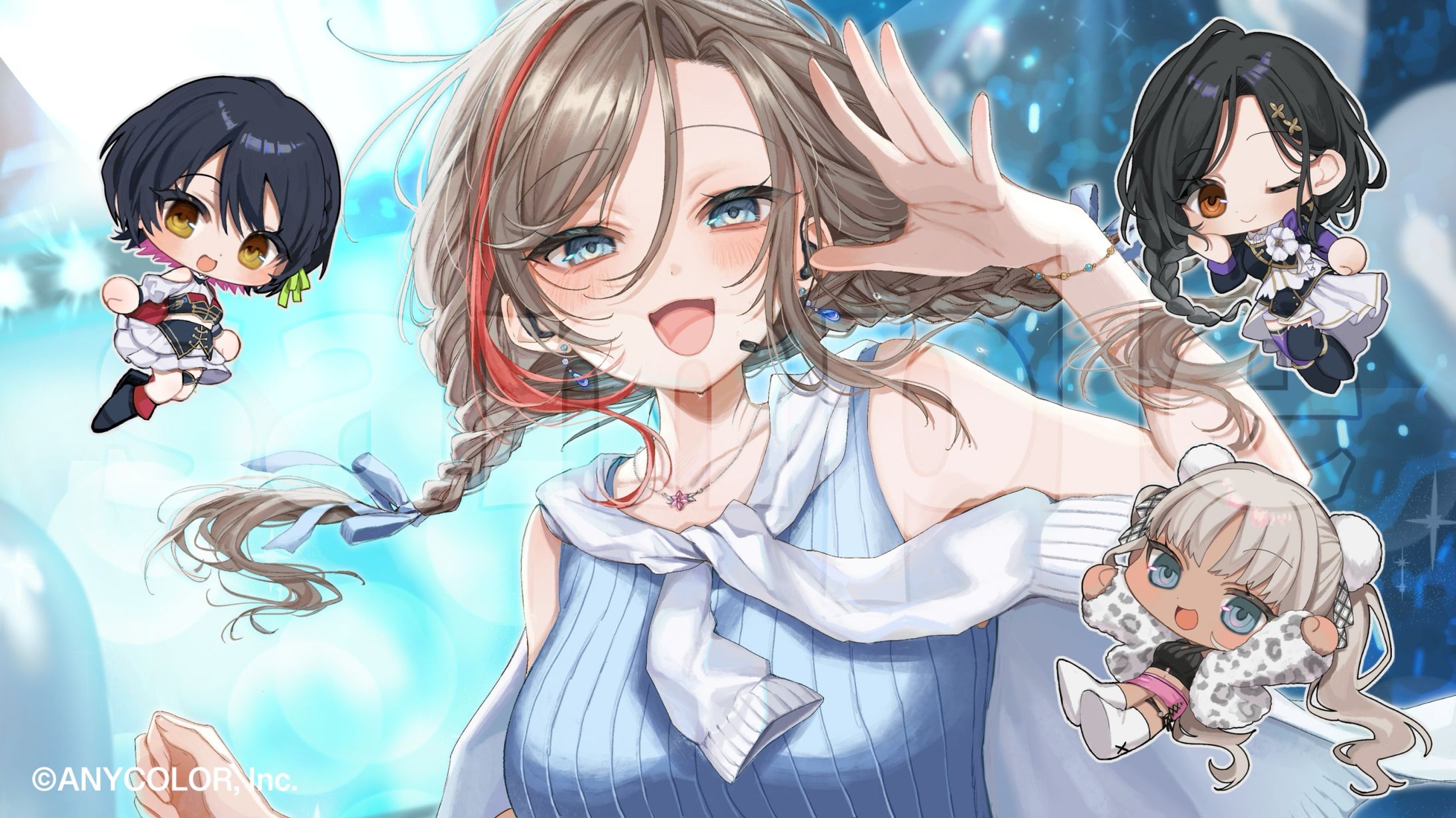 【Work】にじさんじ 来栖夏芽様 お誕生日3Dライブ サムネイルイラスト-1