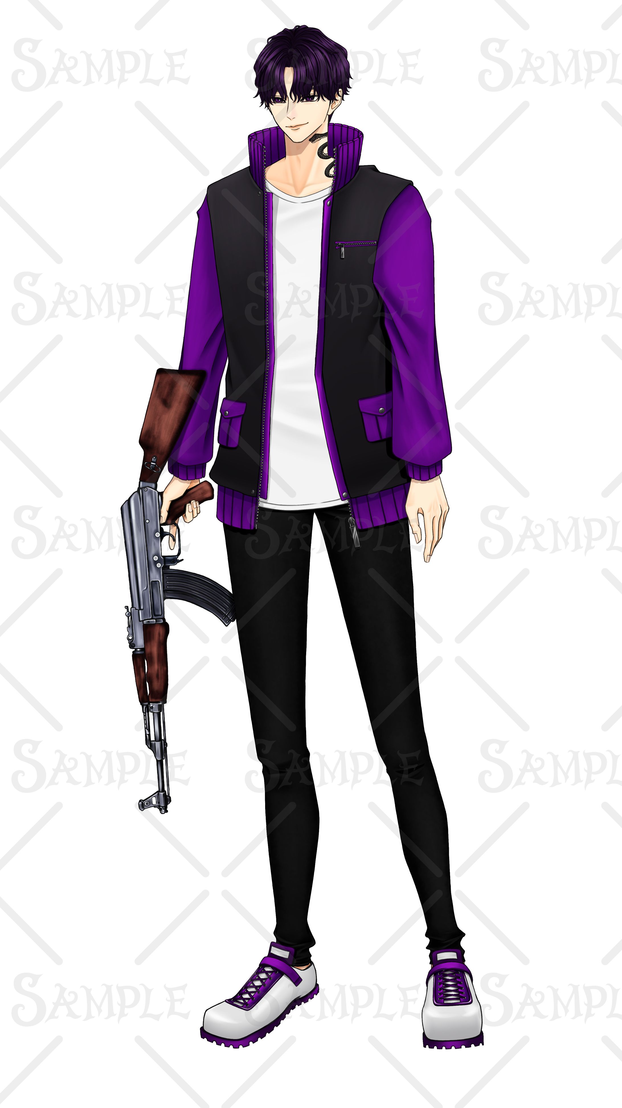 個人依頼 きみまろ様 立ち絵･Twitchスタンプ-1