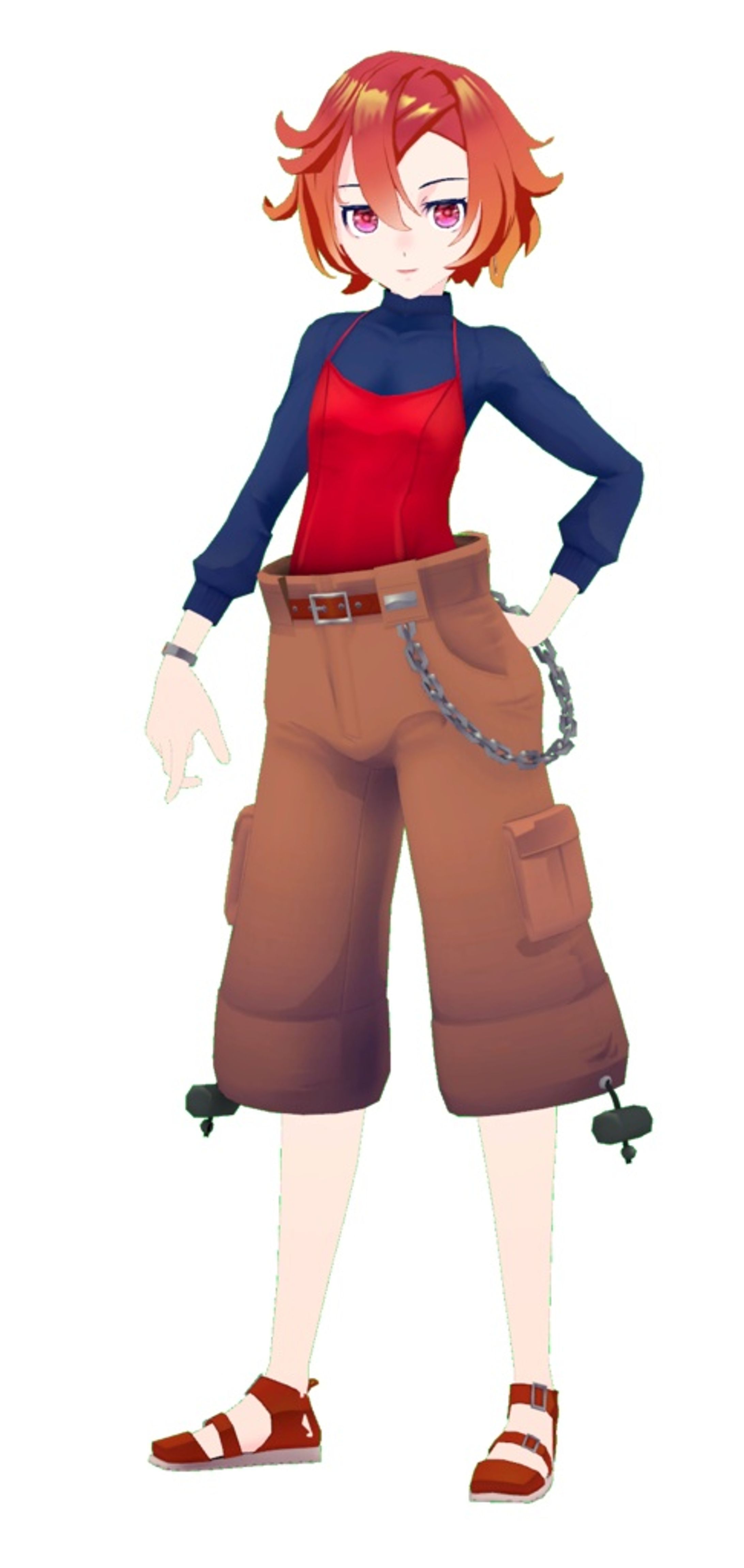 キャラクター追加衣装制作例(ゲーム/VRSNS向自主制作)-1