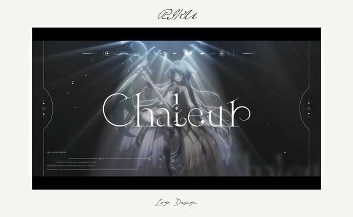 ABYSSDIA_ニミュエオリジナル楽曲『Chaleur』楽曲ロゴ