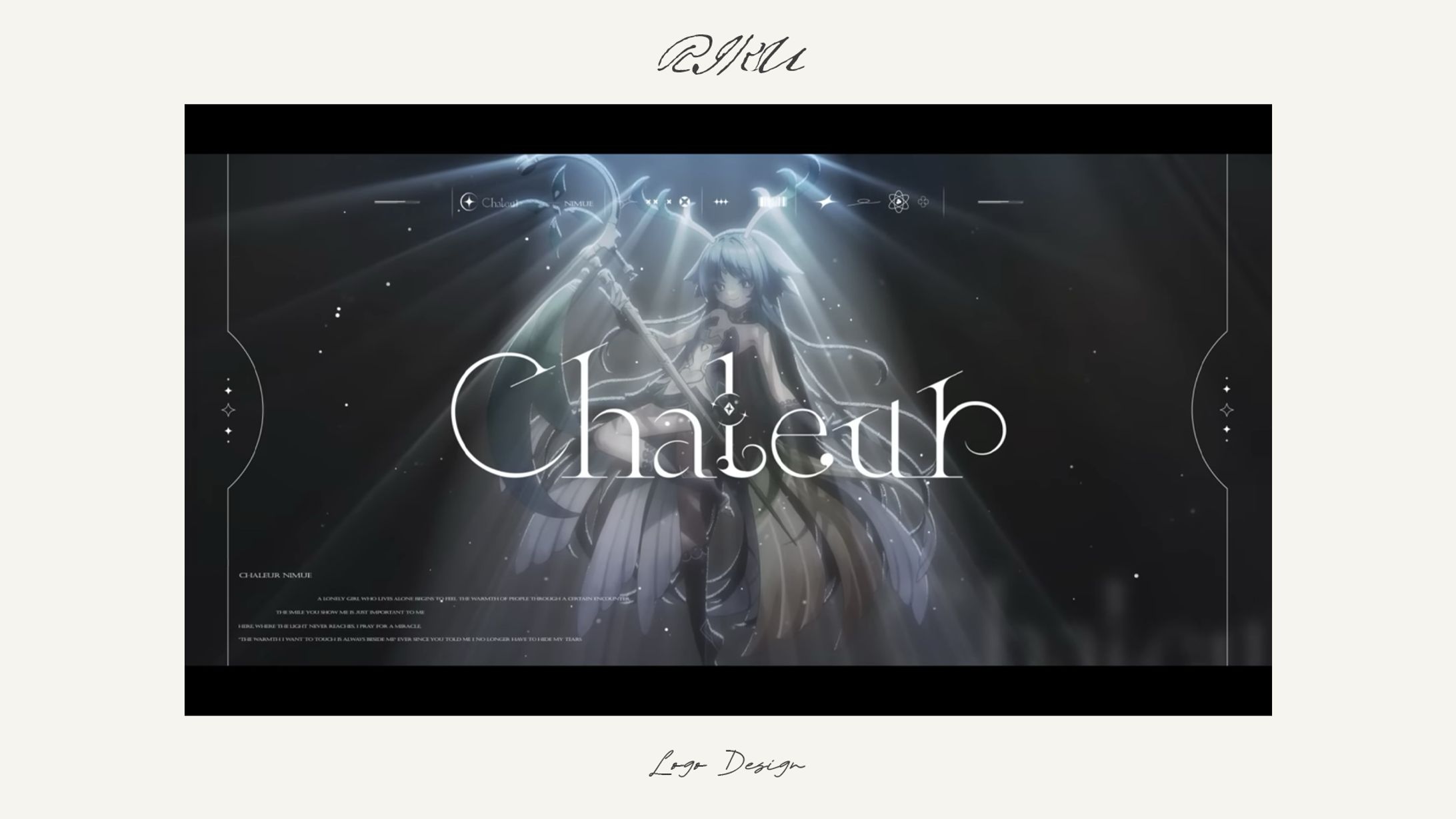 ABYSSDIA_ニミュエオリジナル楽曲『Chaleur』楽曲ロゴ-1