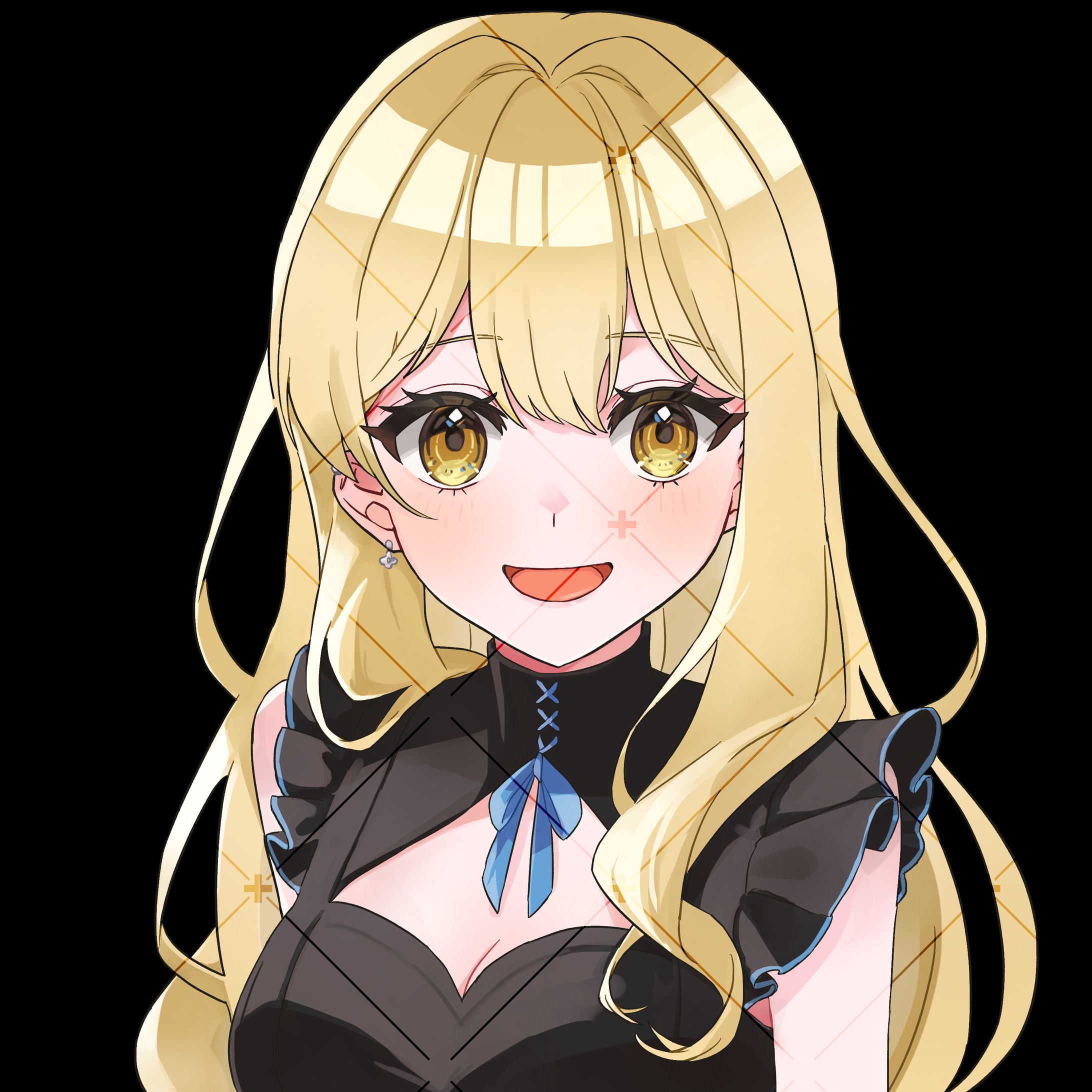 みぽピ様　胸上イラスト-1