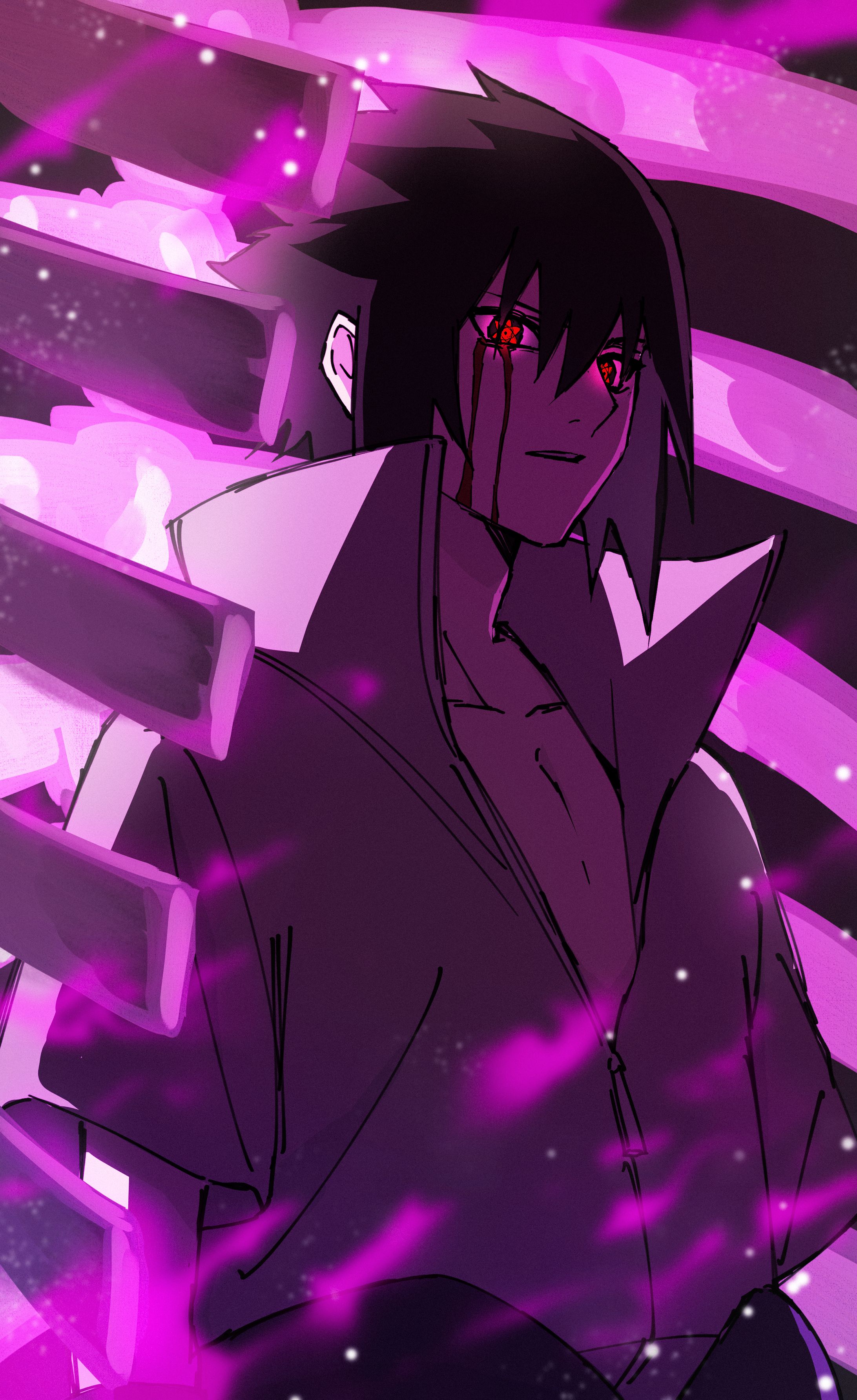 ＜NARUTO＞サスケ イラスト-1