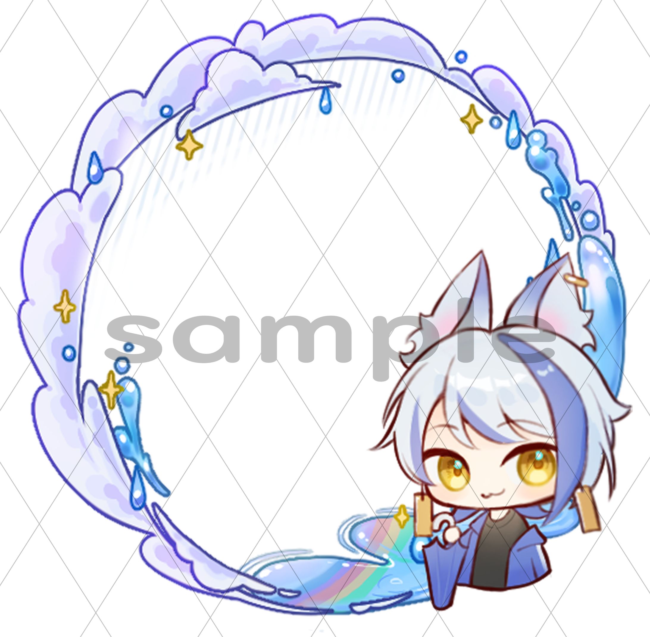 天狐ハル様/IRIAM用アイコンリング-1