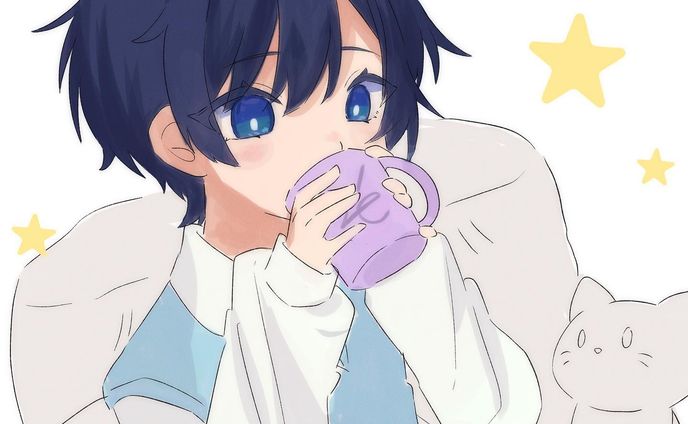 ☕️

・

 #そらるの絵 #そらる #歌い手 #イラスト #ファンアートillustration #fanart