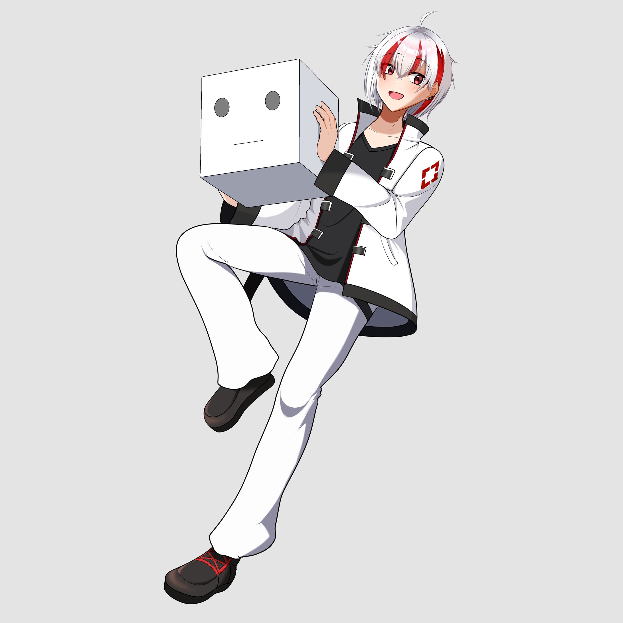 全身絵　絹五色豆富 様-1