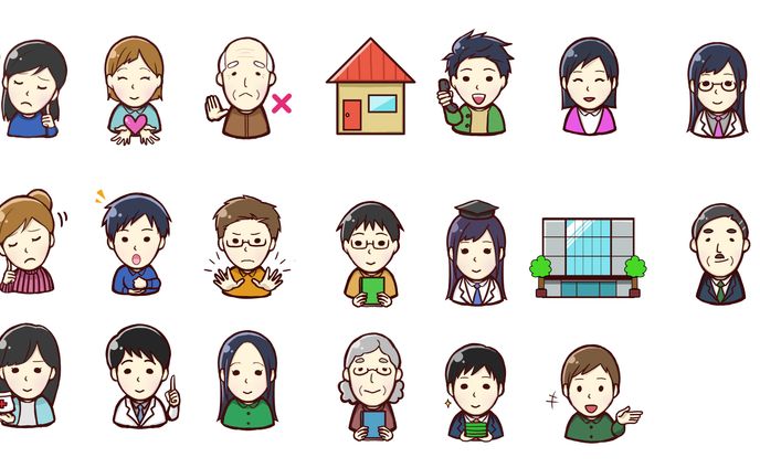 デジタルイラスト、文章