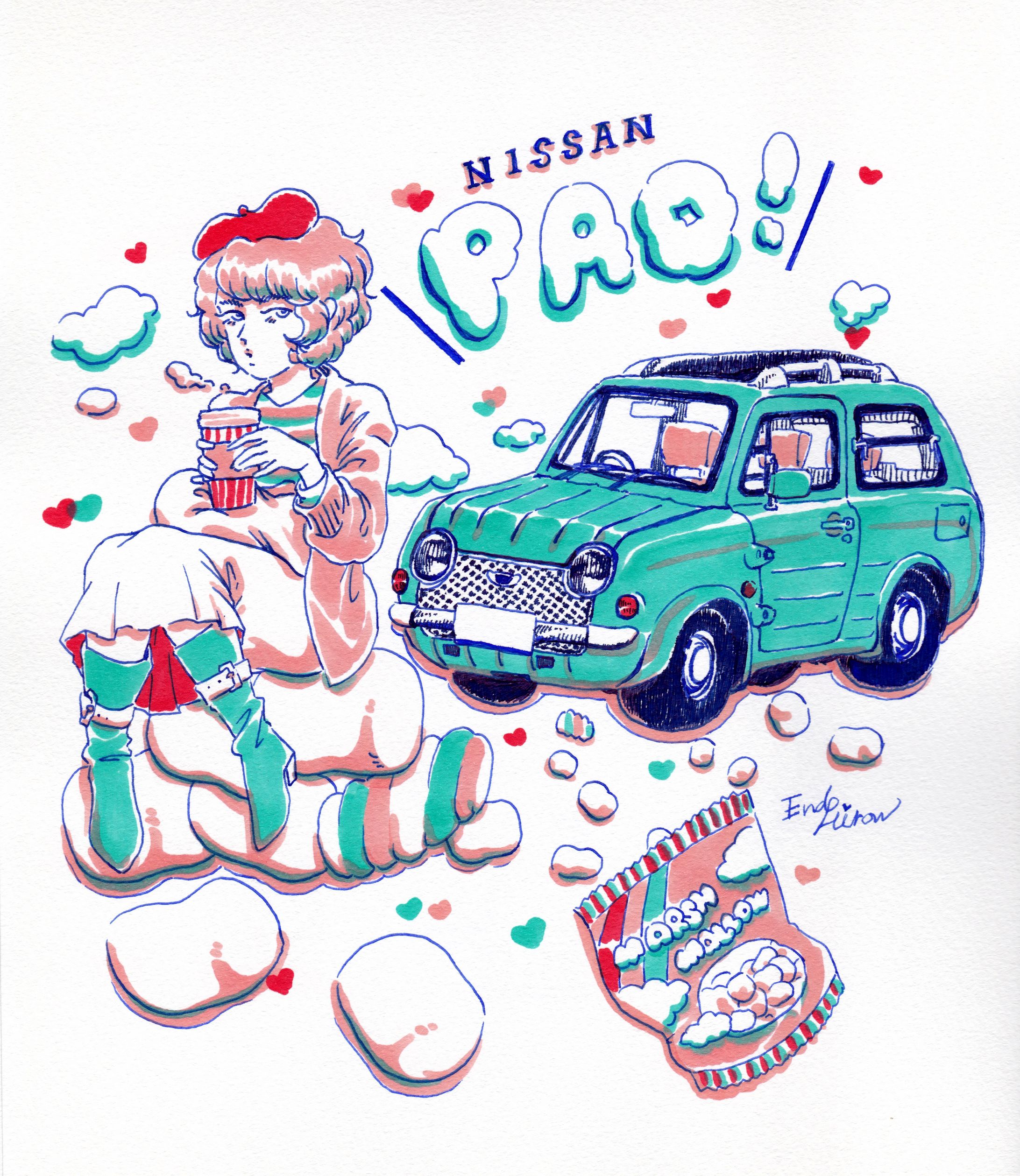 マニア向け車イラスト描きます-1