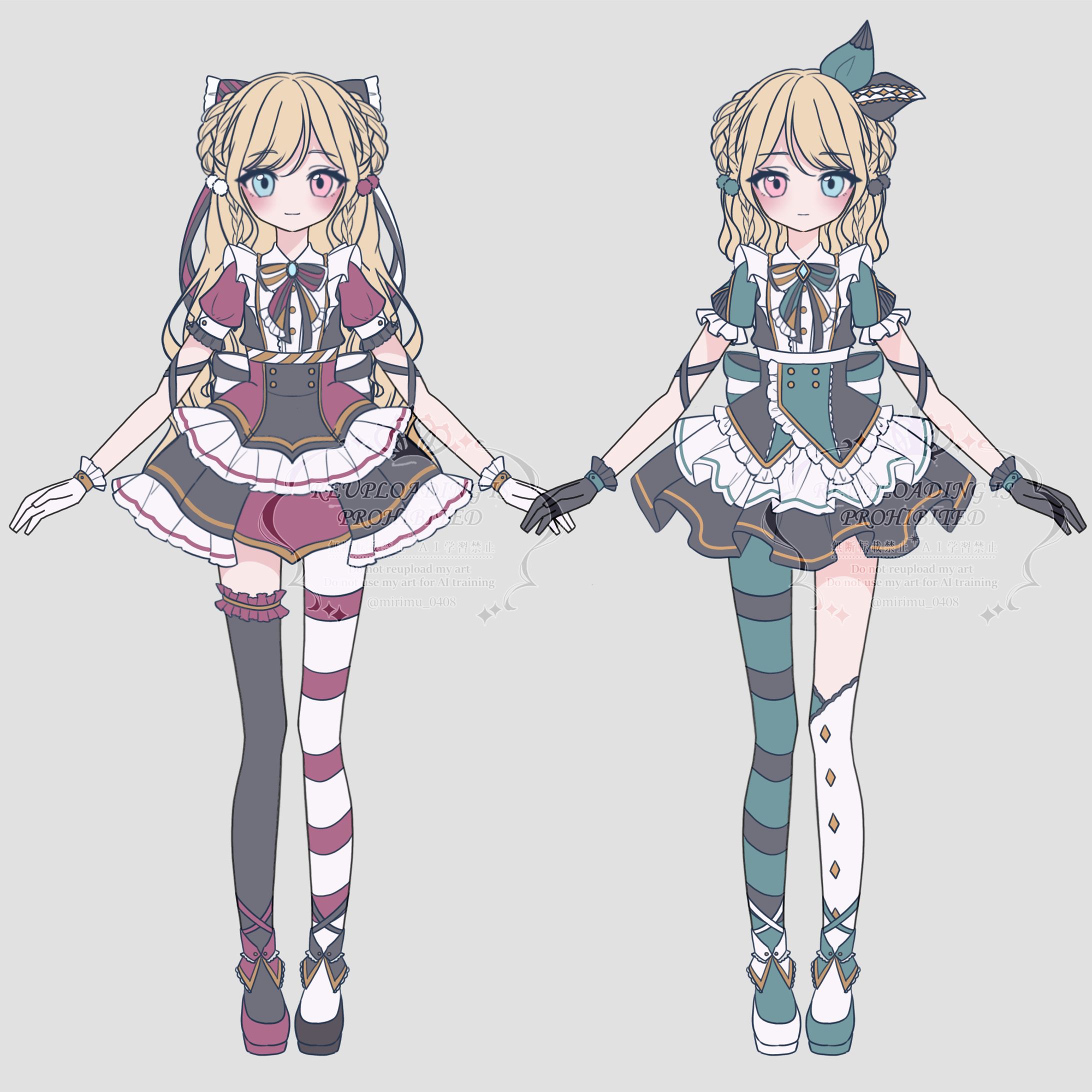 衣装、キャラクターデザイン-1