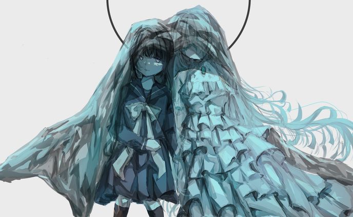 White false scenario MVイラスト