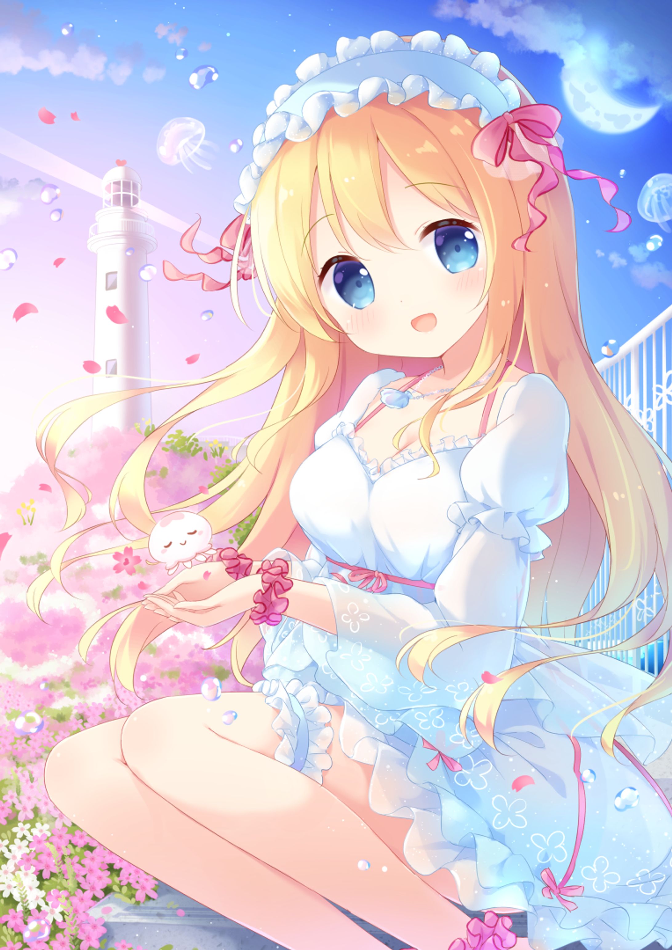 花咲く岬のくらげ少女-1