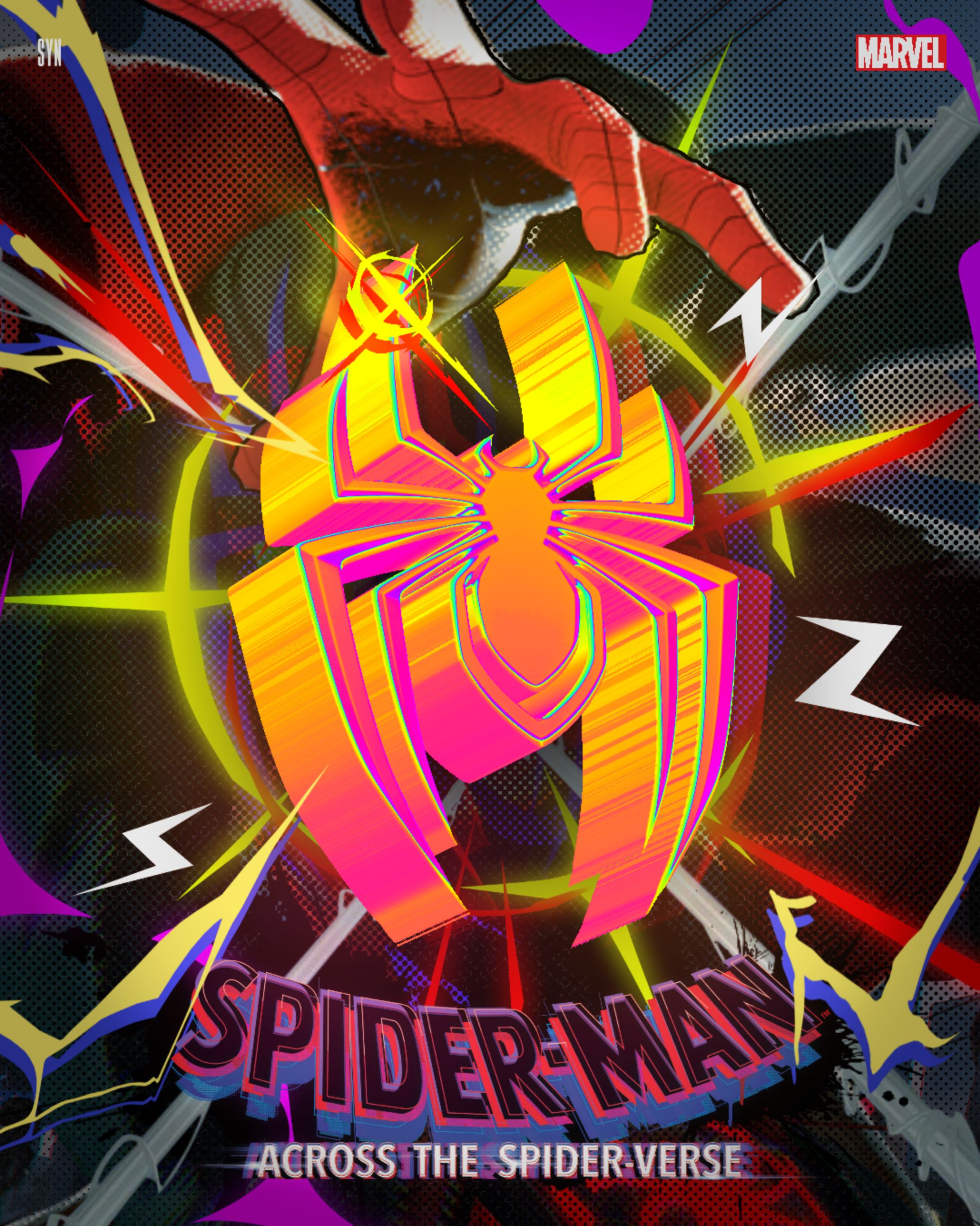 Spiderman Across The Spider-Verse - Movie Poster Design-1