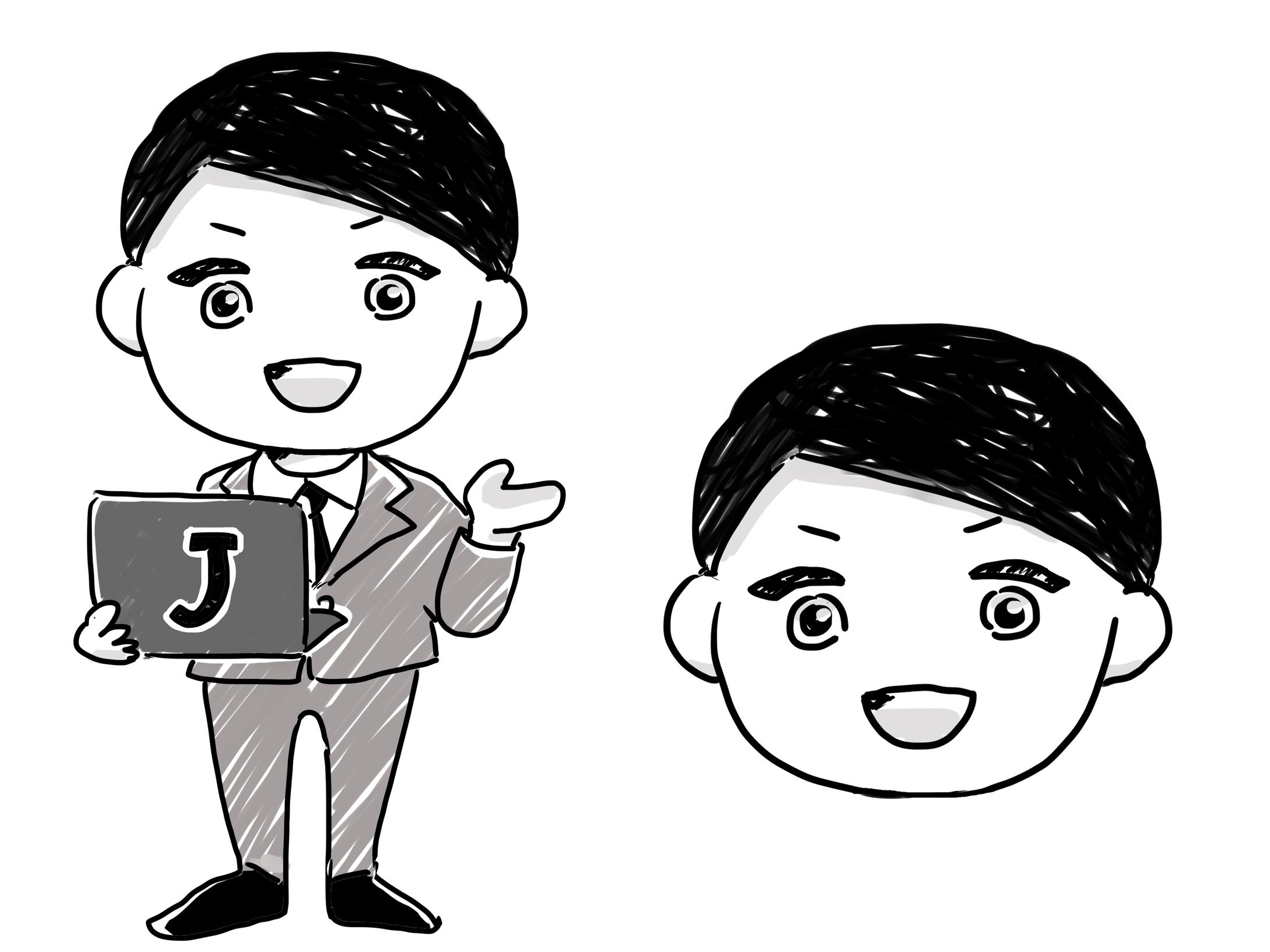 キャラクター作成（金融マン）-1