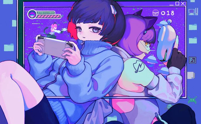 デザイン、イラスト、client work