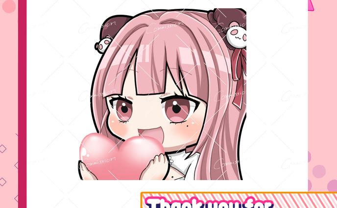 清華あみあ様　つなぐスタンプ