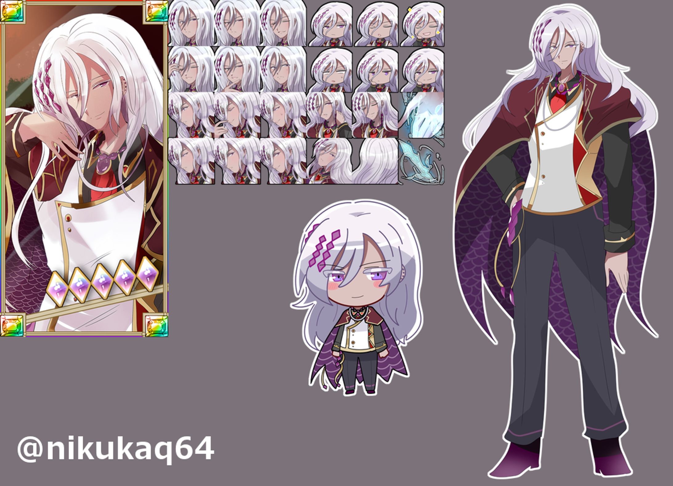 【自創作】キャラカットイン・立ち絵-1