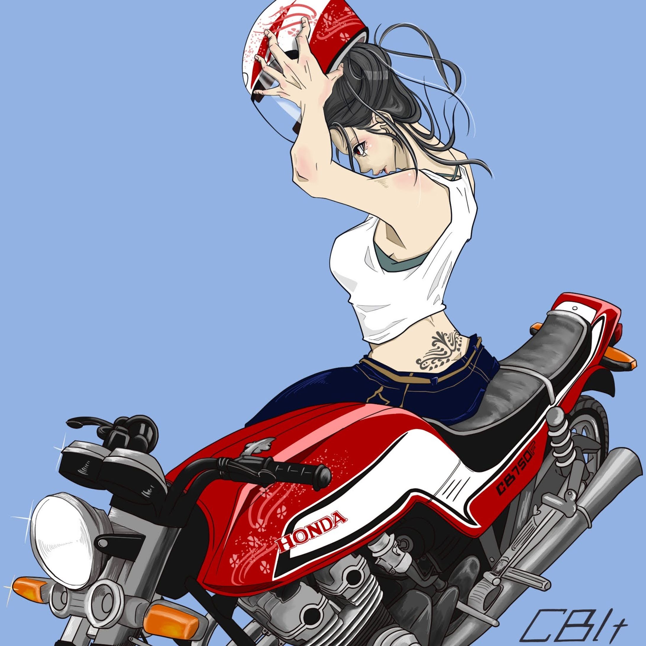 2021年制作 バイクイラスト依頼-1