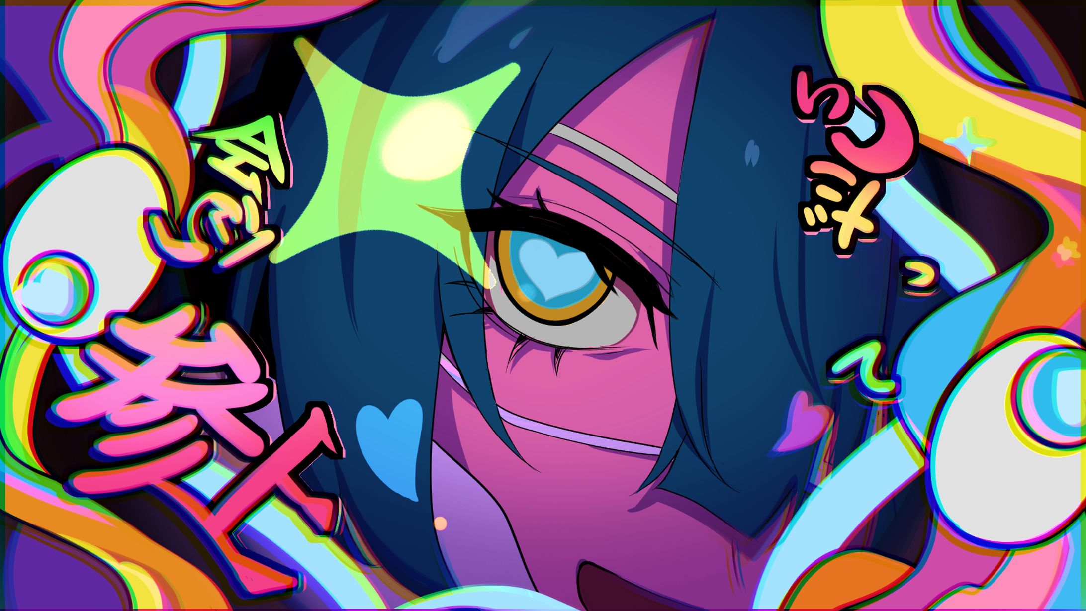 歌ってみた 動画用イラスト「モニタリング」-1