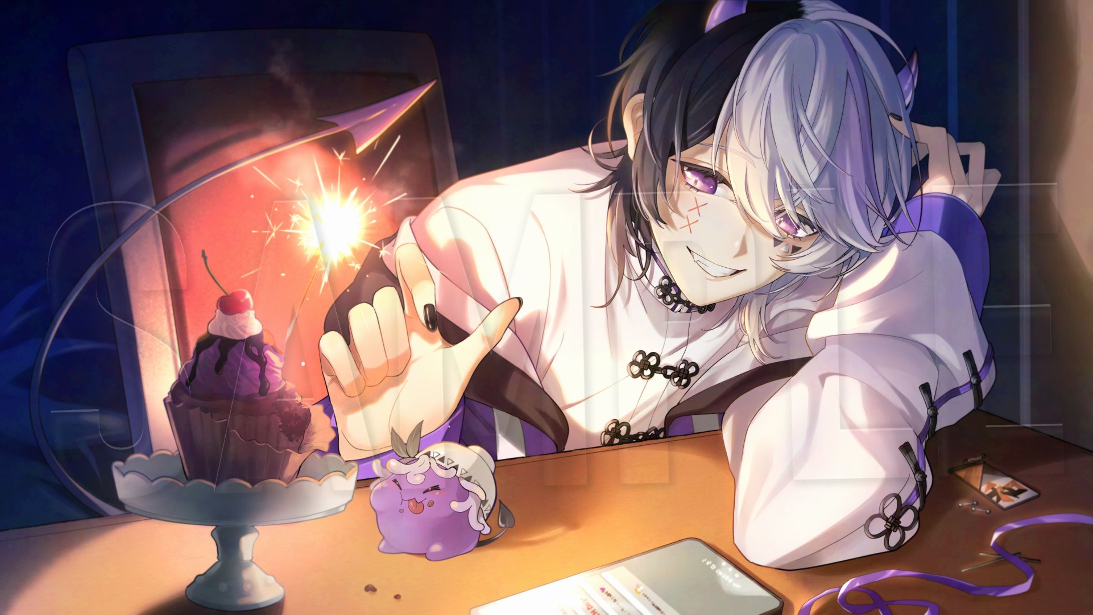 和様 誕生日イラスト(差分あり)-1