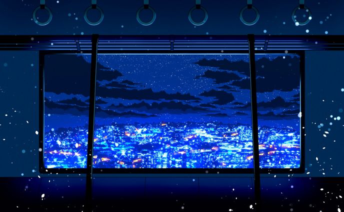 夜の瞬き