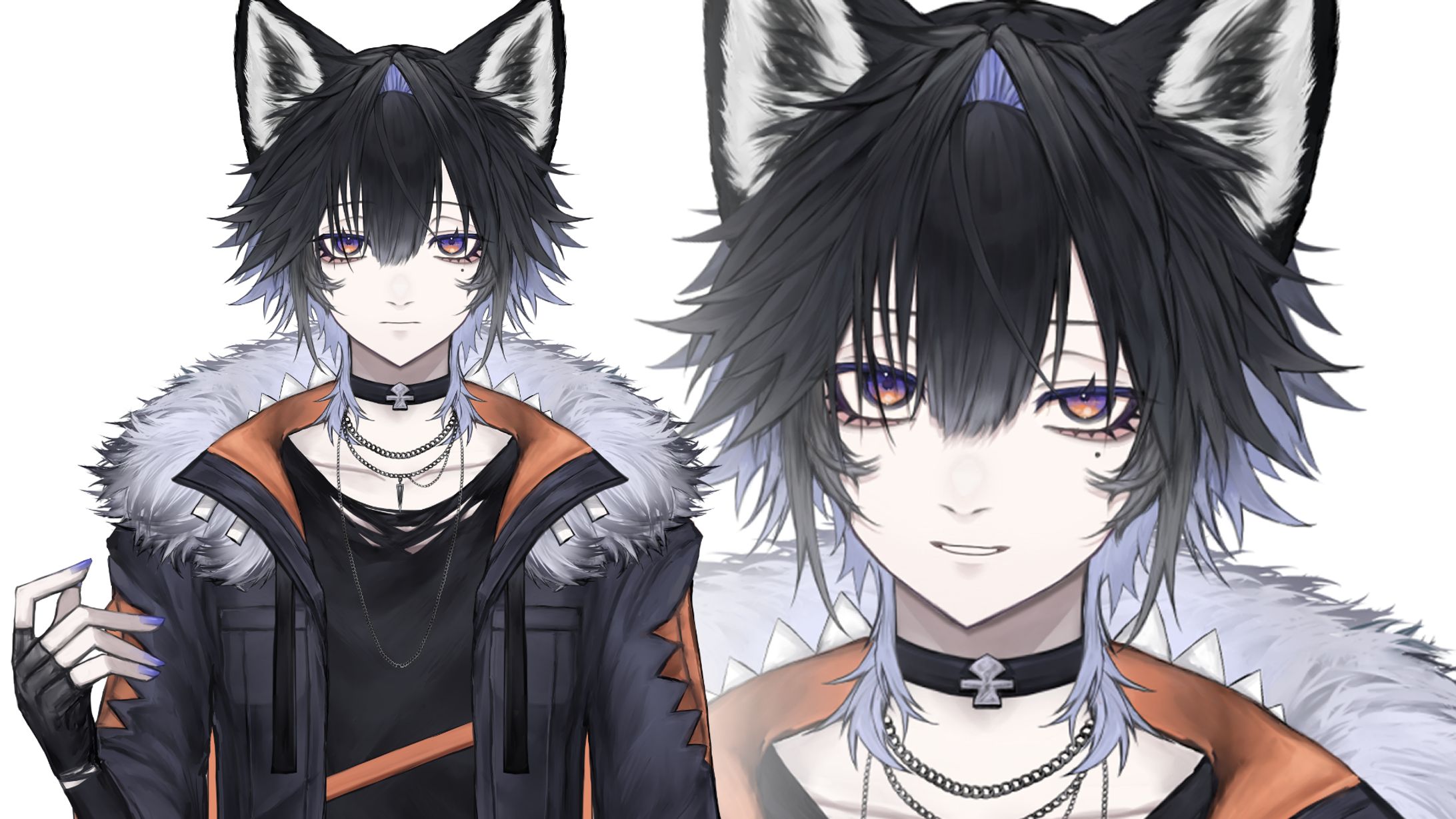 🐺黒田ルイ｜Live2Dイラスト-1