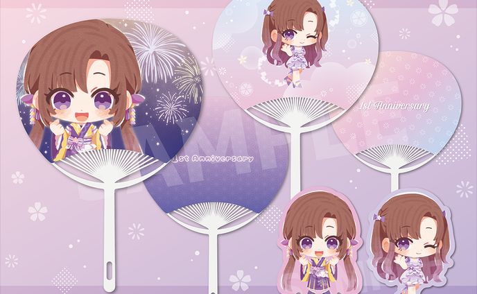 【返礼品】IRIAMライバー/紫桜黄花様