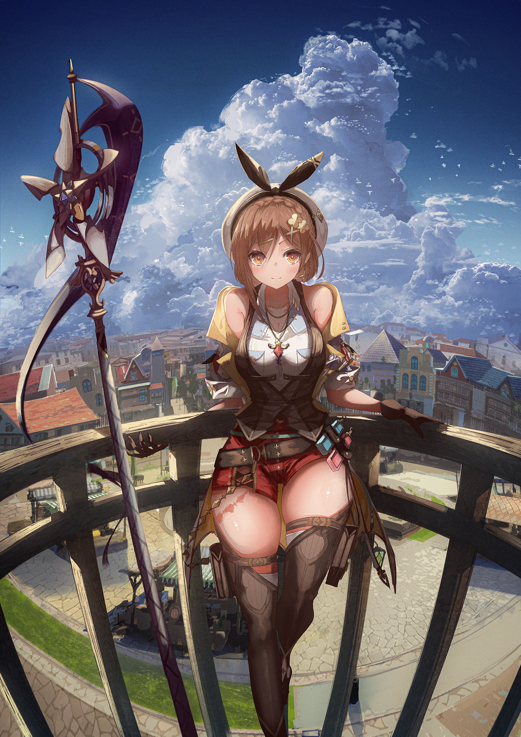 ライザのアトリエ3　広告用イラスト-1