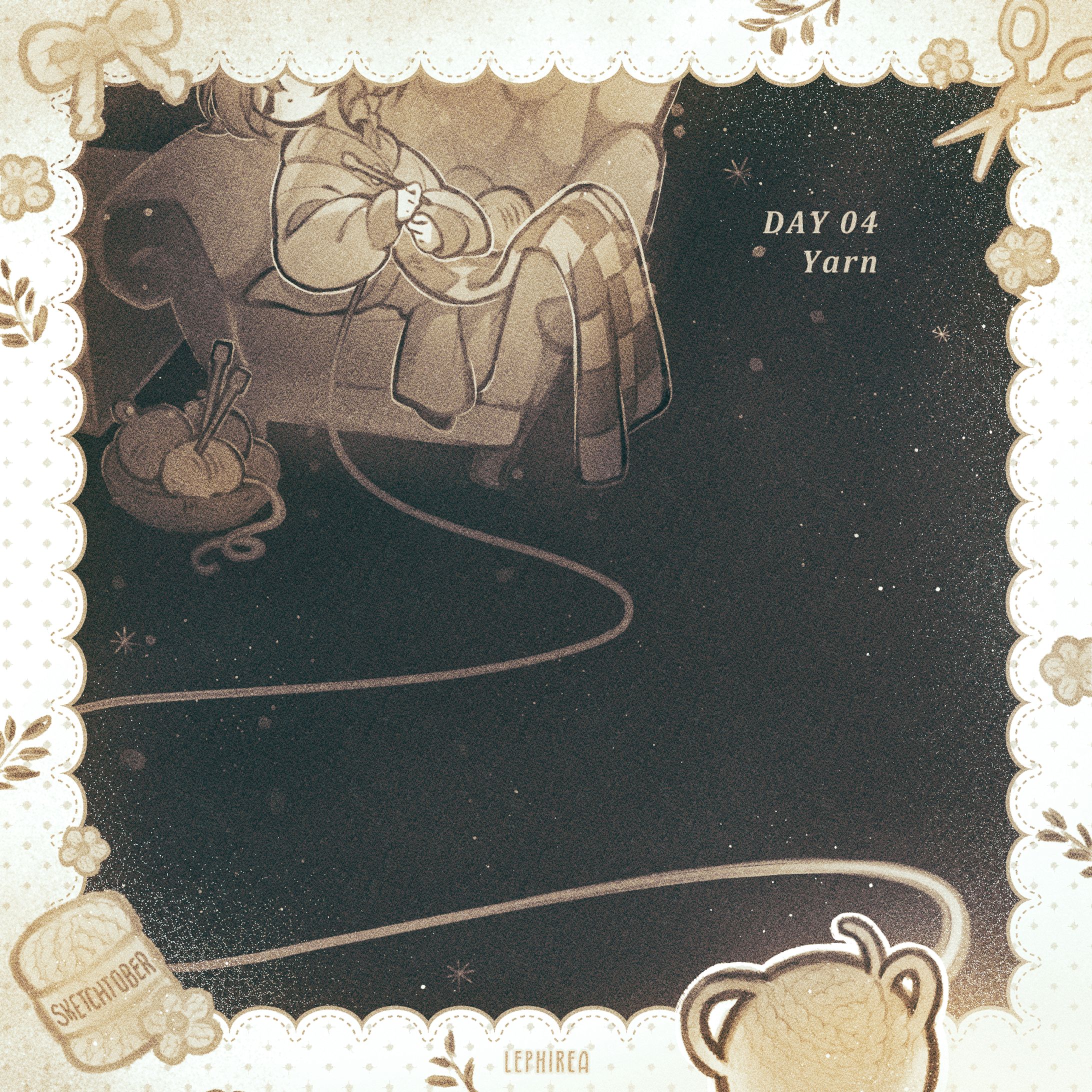 【Sketchtober】Rea - Yarn 🧵-1