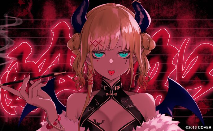 ホロライブ所属　癒月ちょこ様　『酔いどれ知らず』MVイラスト