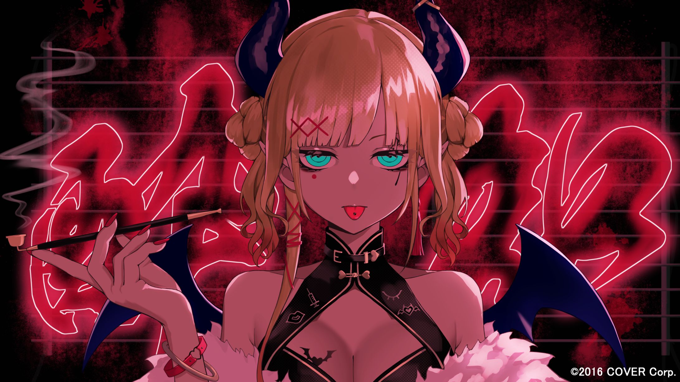ホロライブ所属　癒月ちょこ様　『酔いどれ知らず』MVイラスト-1