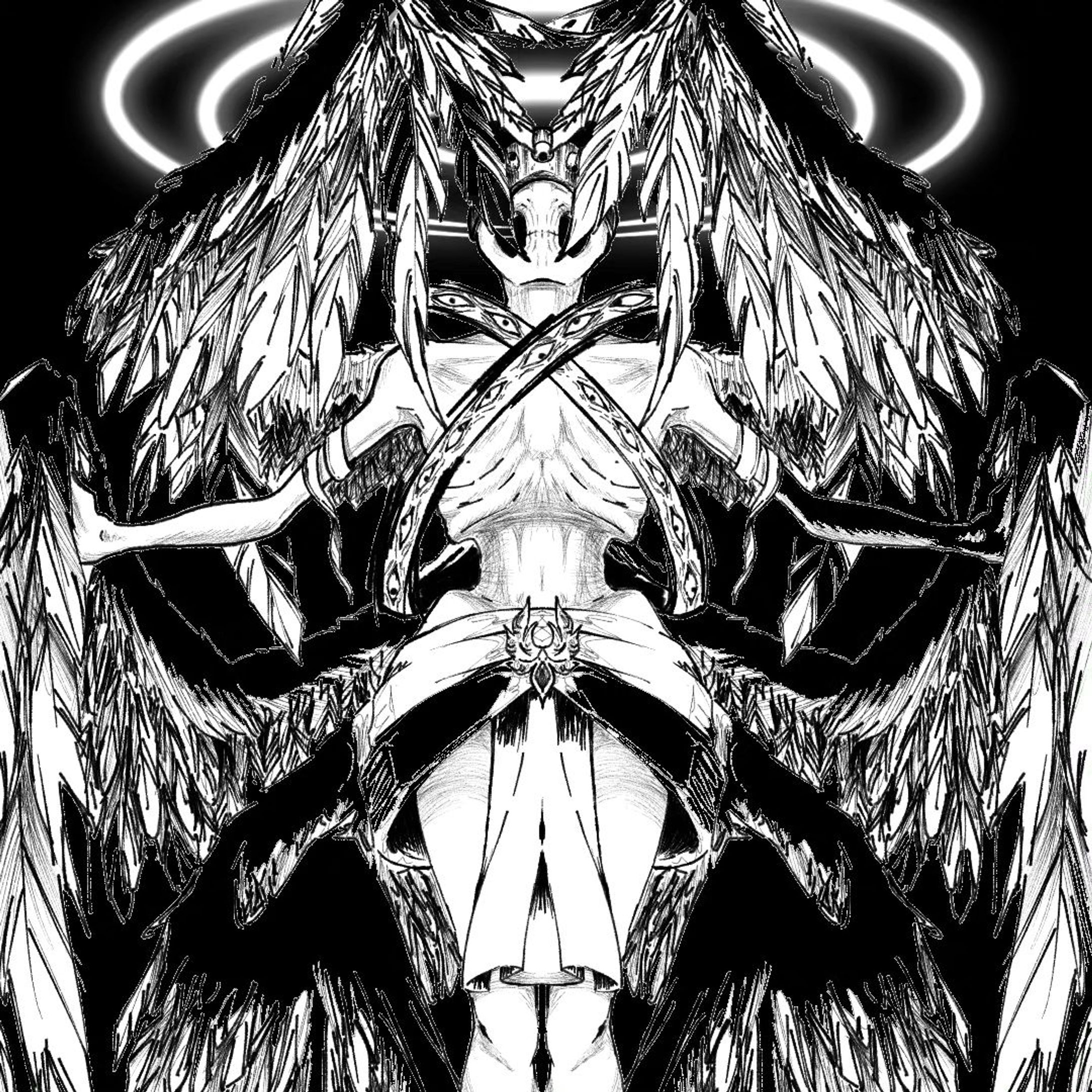 Day 16: angel 天使
 #inktober2023  #Inktober  #インクトーバー2023  #天使  #イラスト-1